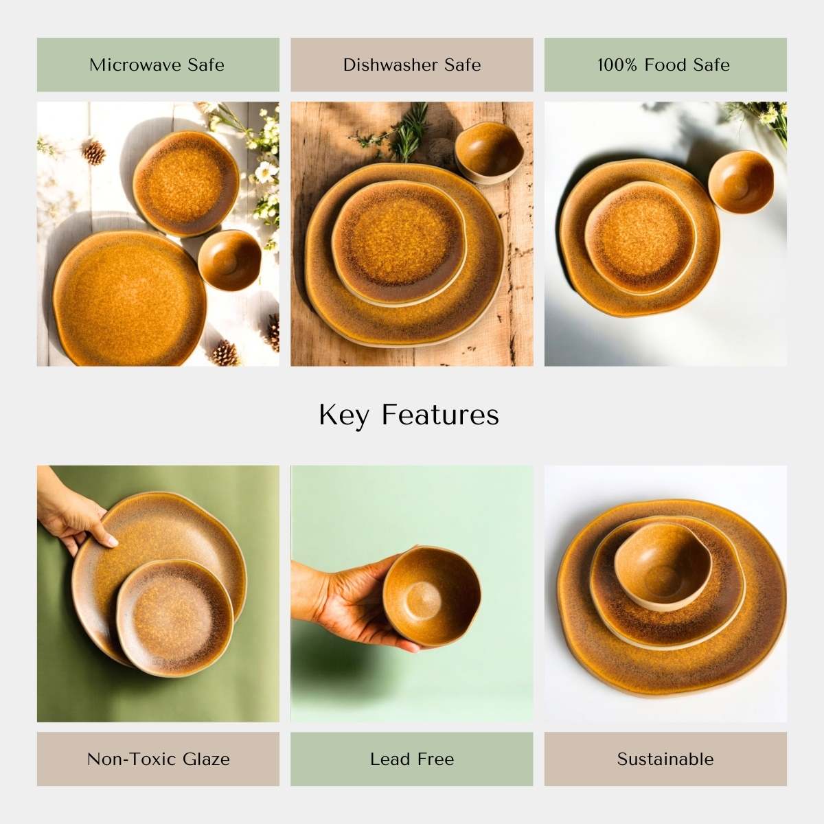 Desert Earth Dinner Set