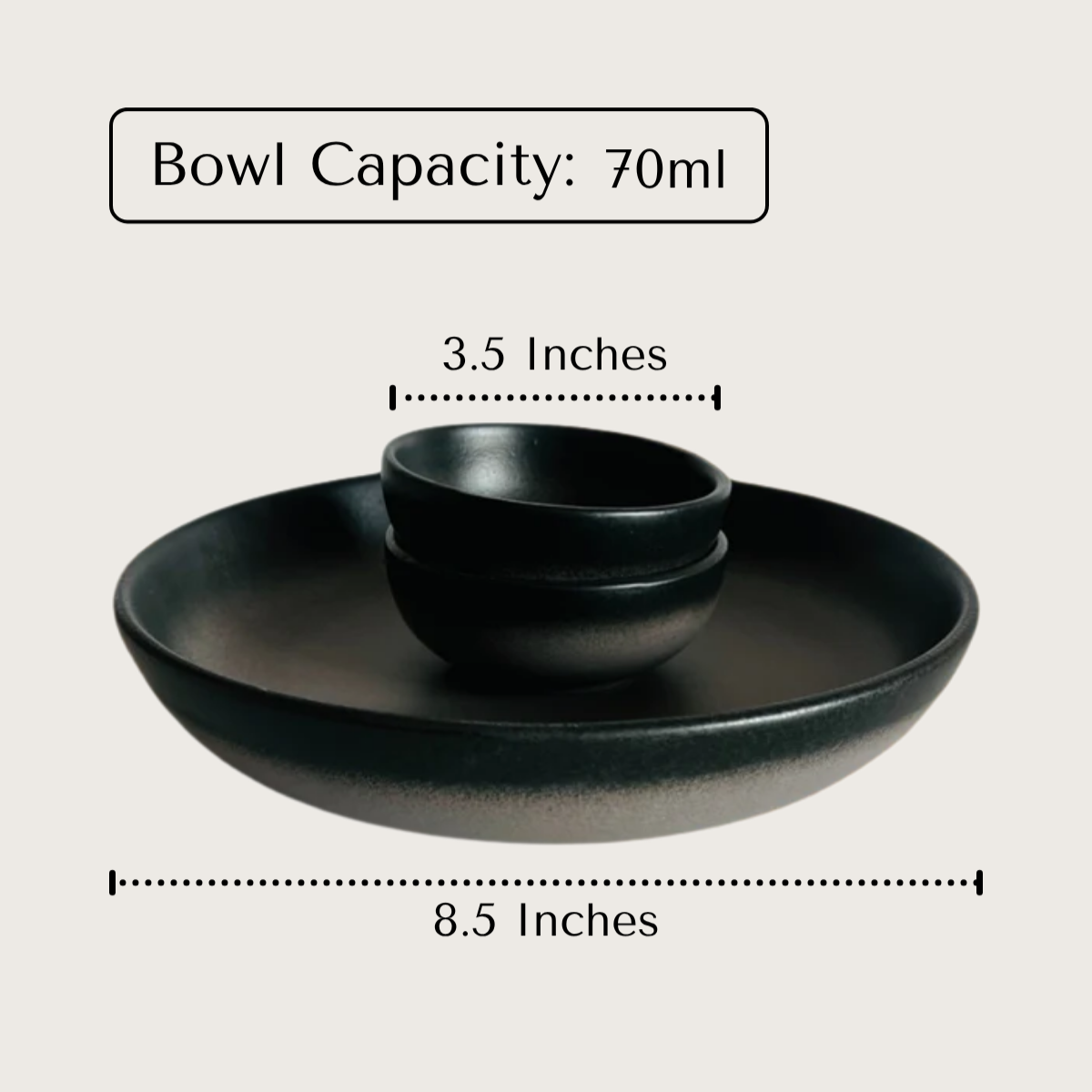 Charcoal Cascade Salad Set