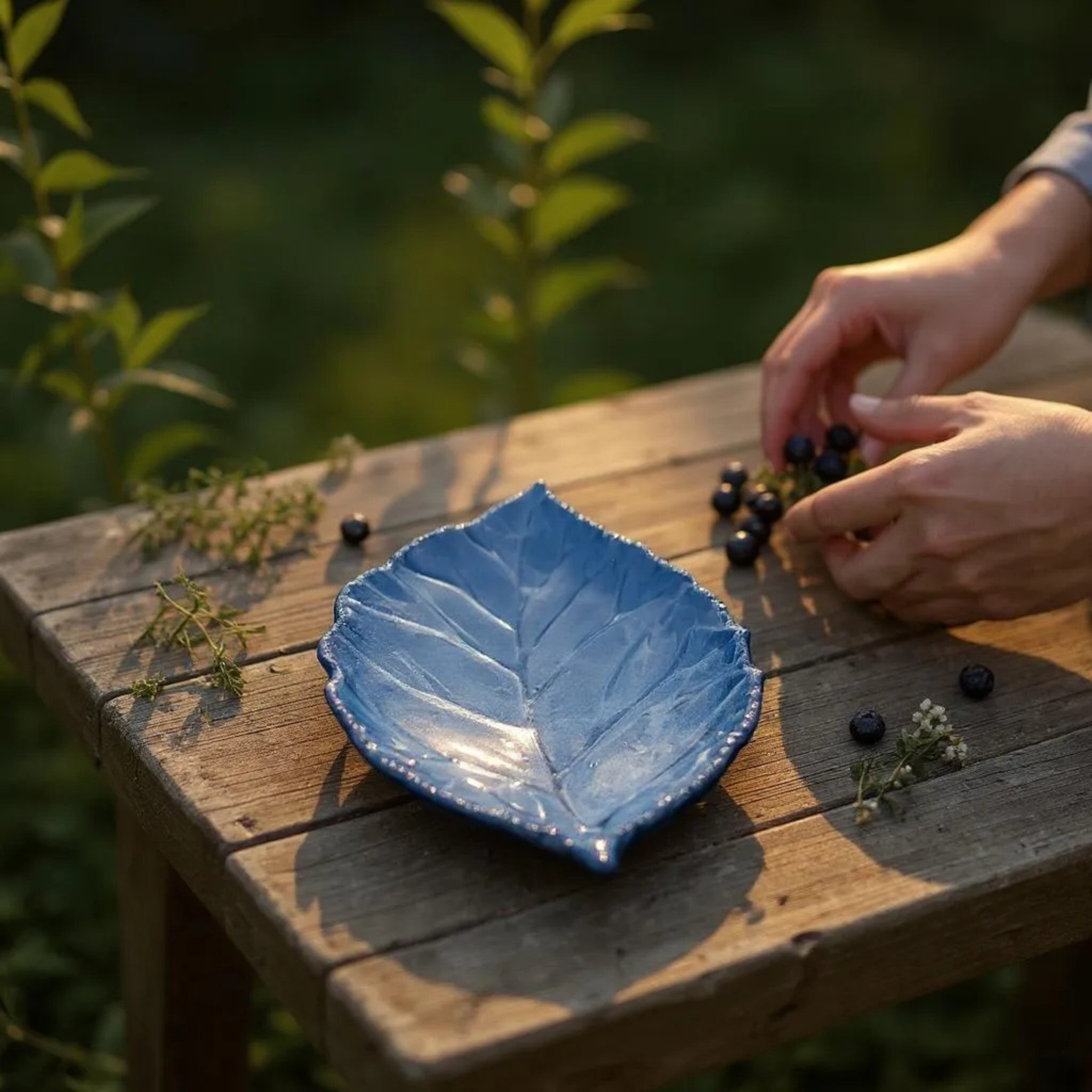 Leaf of Serenity 9" Platter