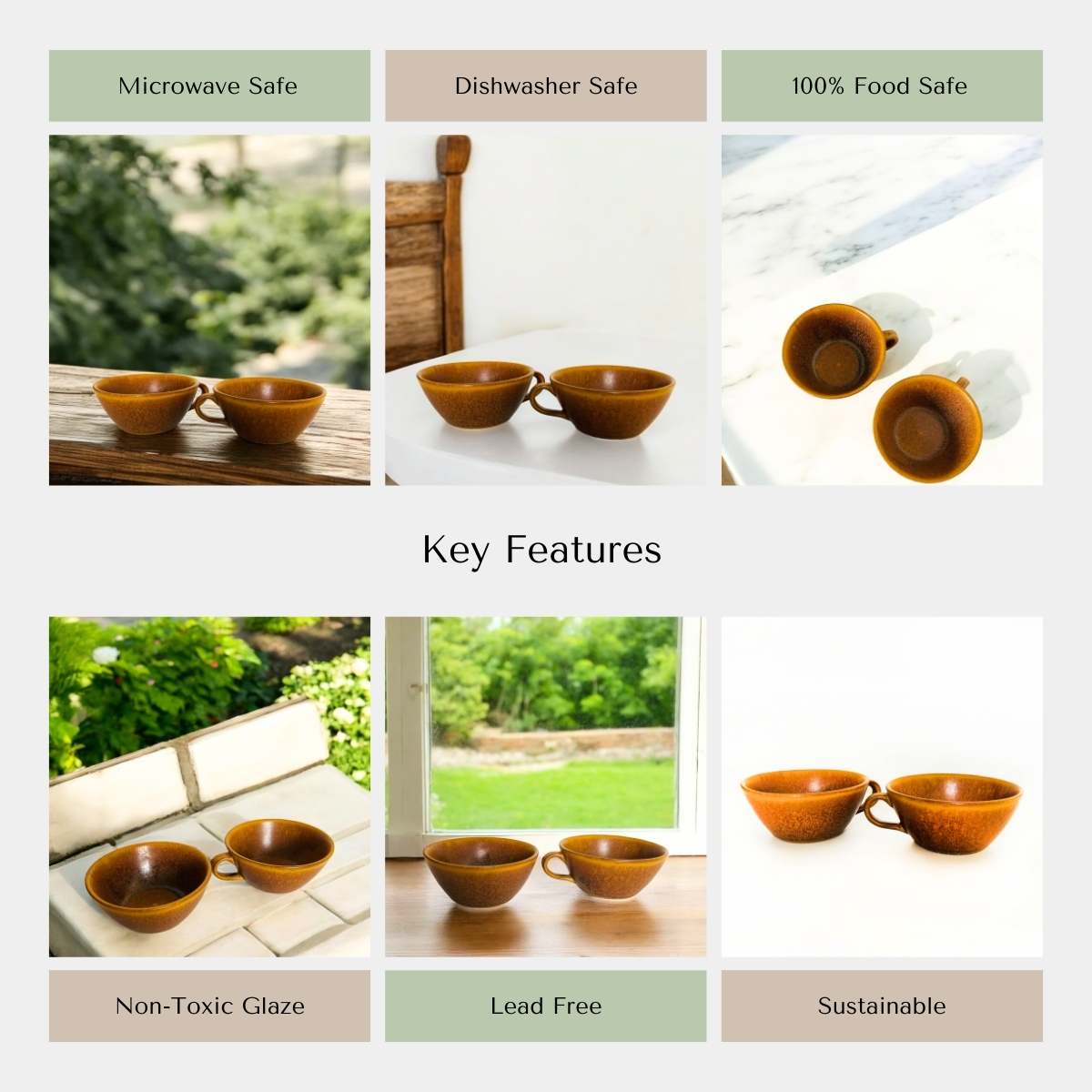 Desert Earth Soup Set (Set of 2)