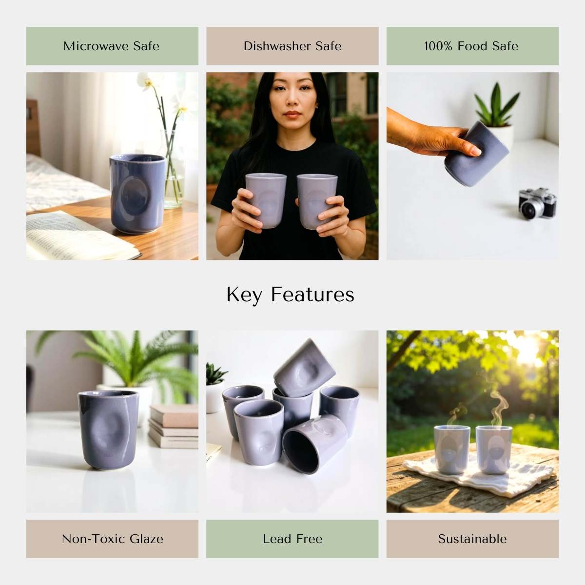 Violet Whisper Glasses (Set of 2)