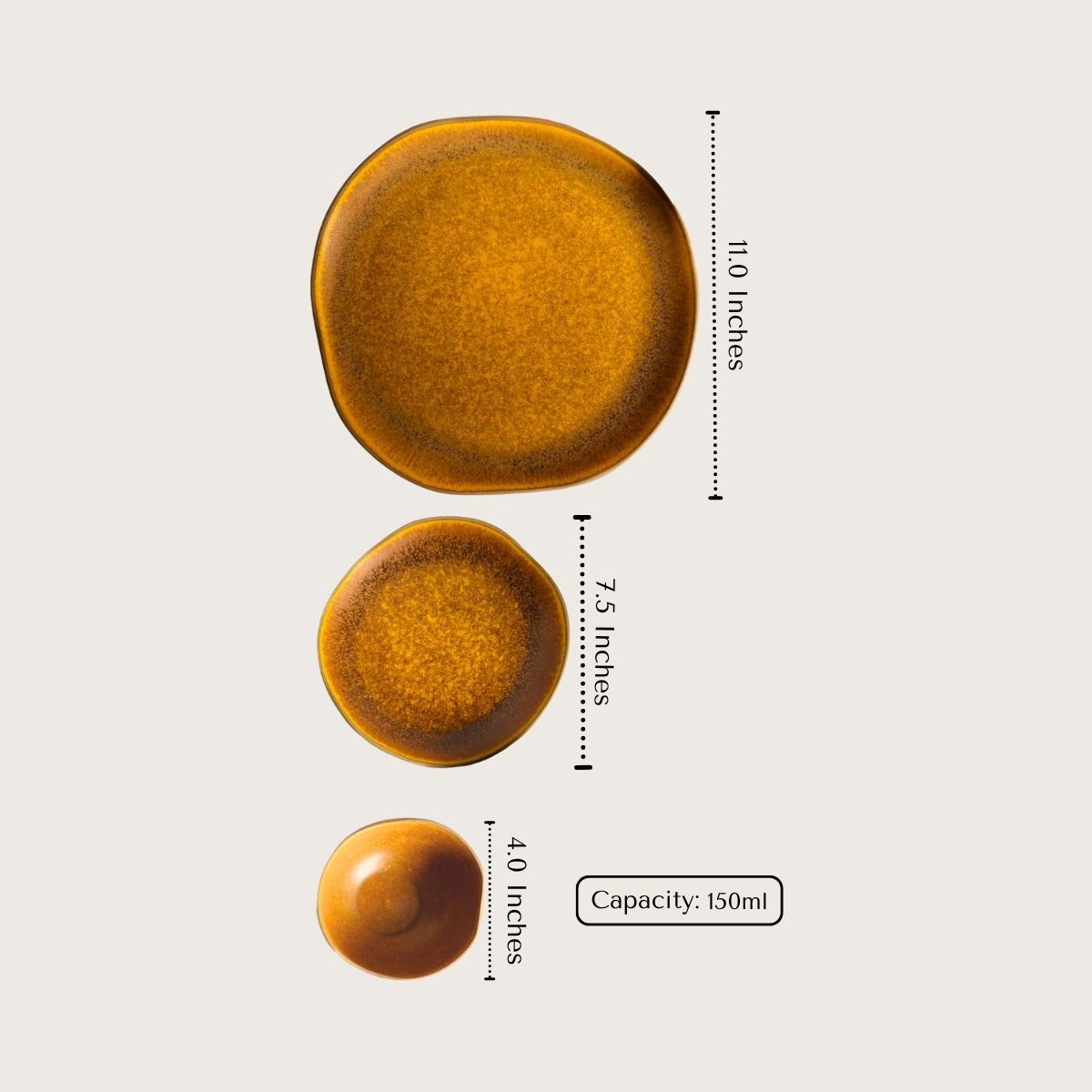 Desert Earth Dinner Set