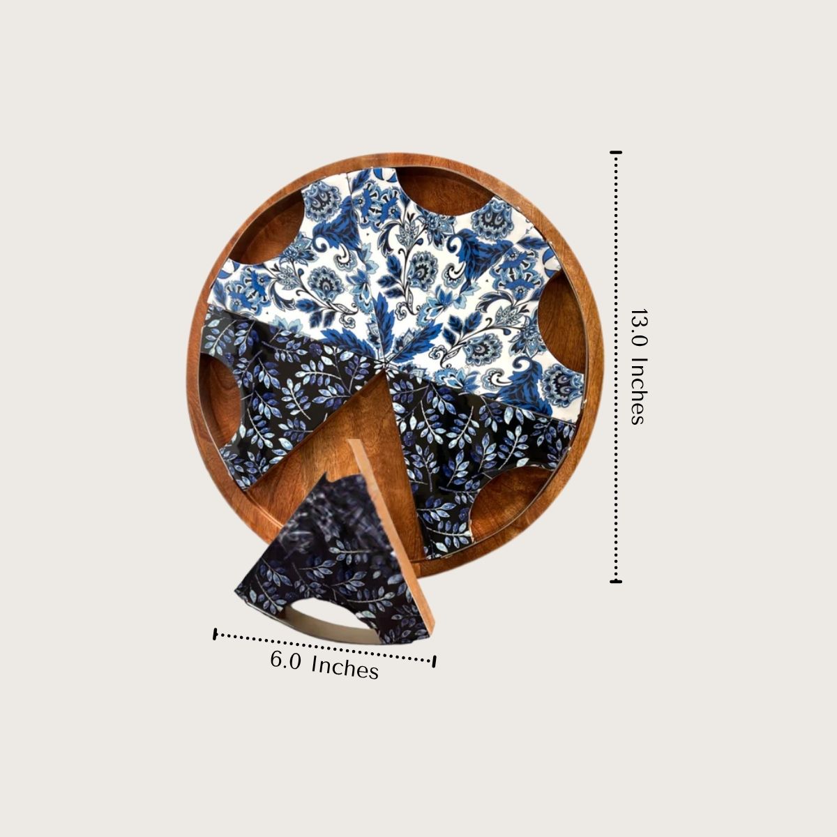 Indigo Petal - Pizza Slice Platter