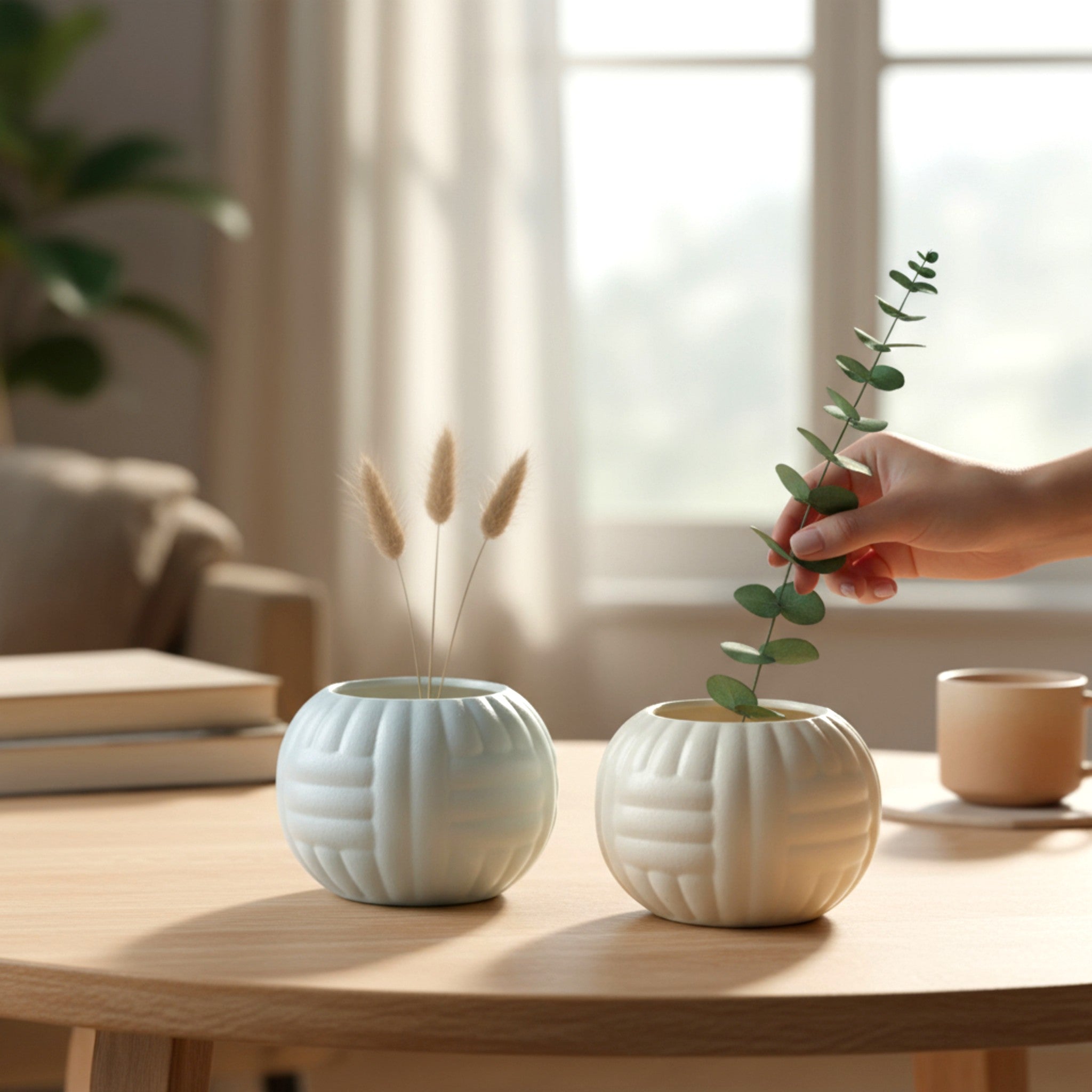 Chic Cloud Planters (Set of 2)