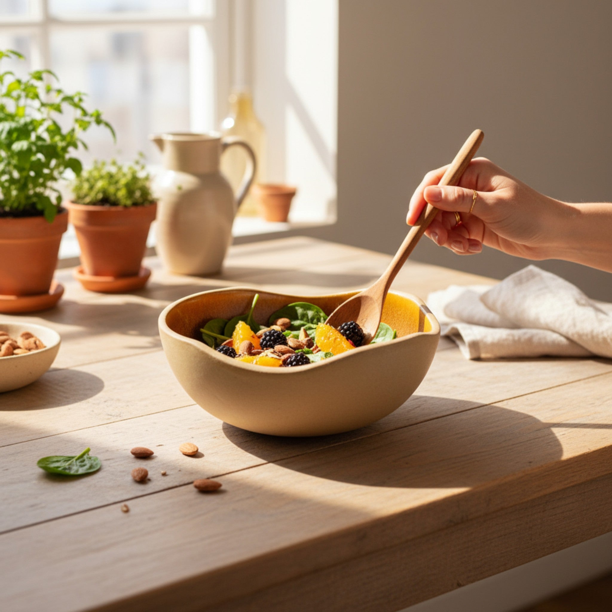 Desert Earth Serving Bowl