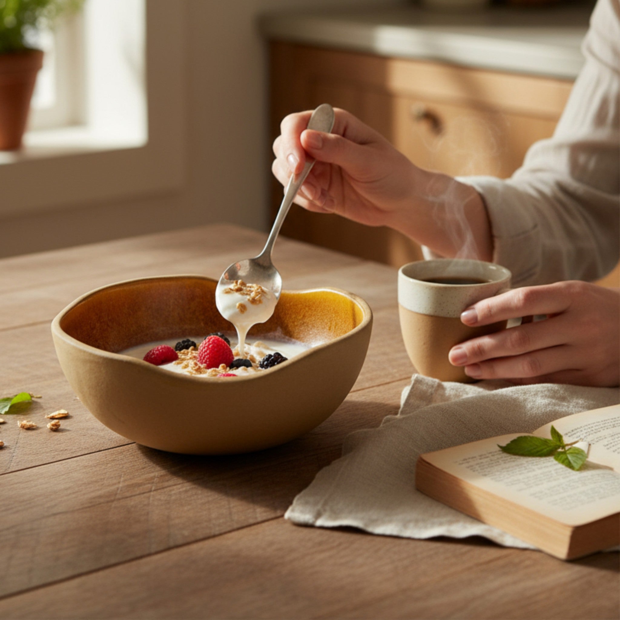 Desert Earth Serving Bowl