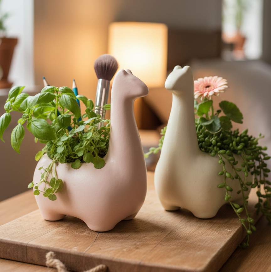 Dino Cuddle Planters (Set of 2)