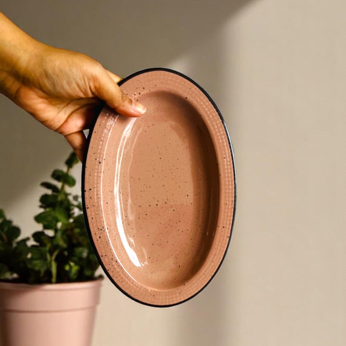 Autumnal Peach Platter (Set of 2)