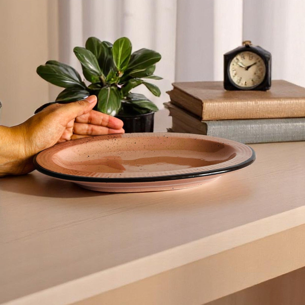 Autumnal Peach Platter (Set of 2)