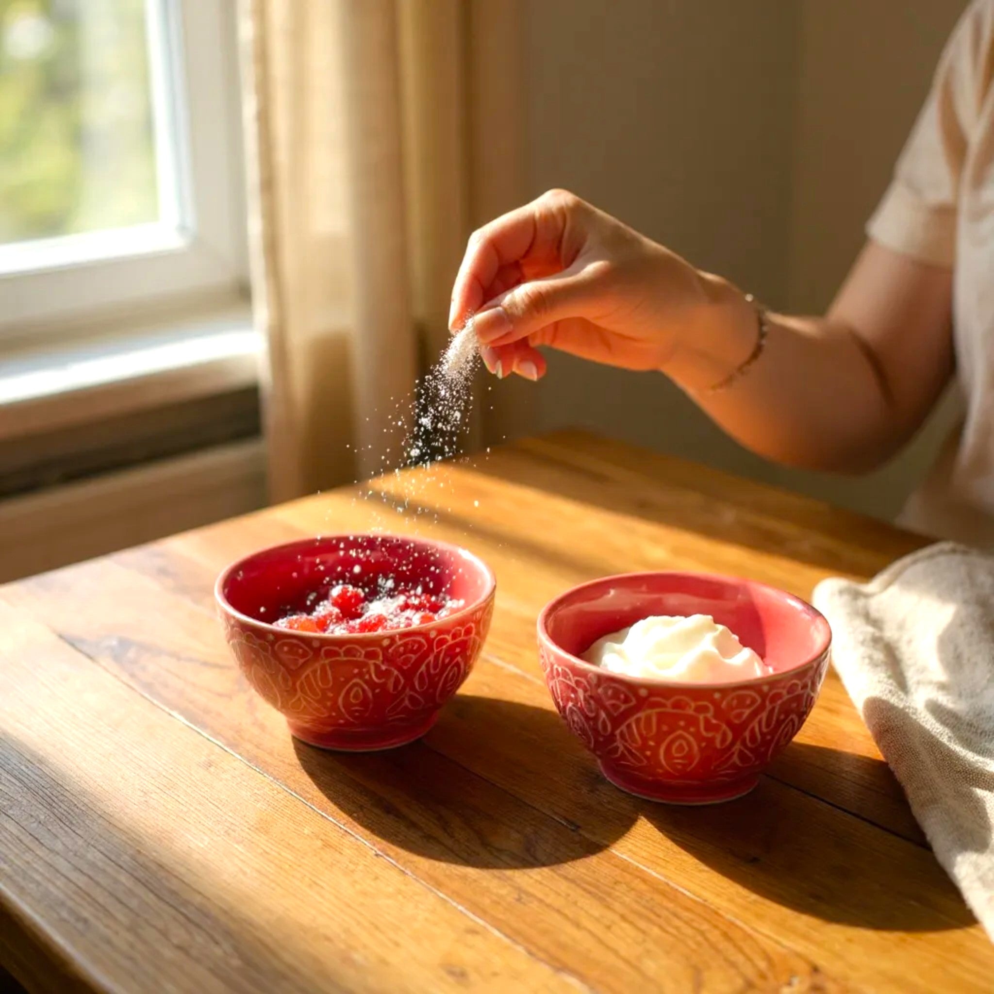 Fuchsia Flair Snack Bowl (Set of 2)