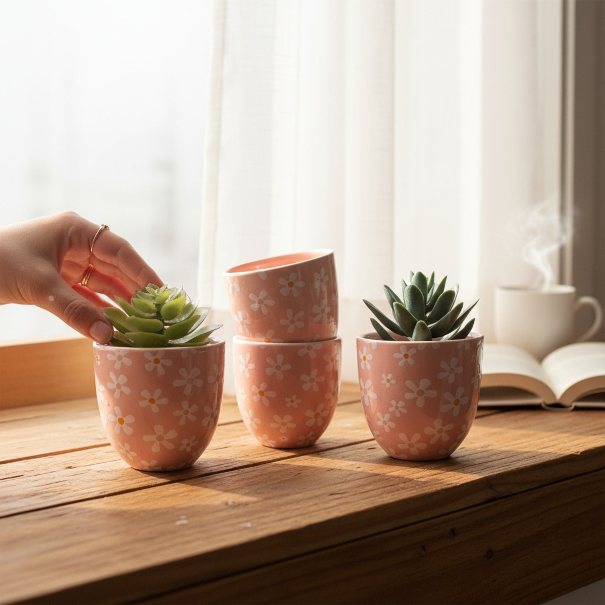 Petal Perch Planters (Set of 2)