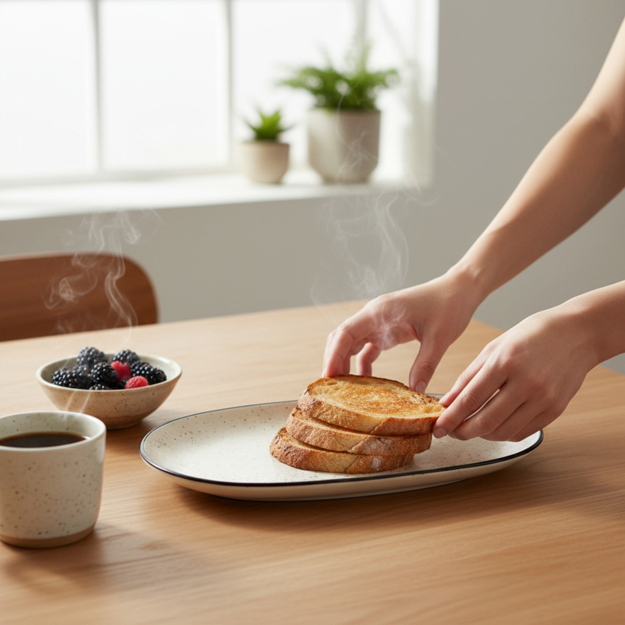 Monochrome Harmony Platter (Set of 2)