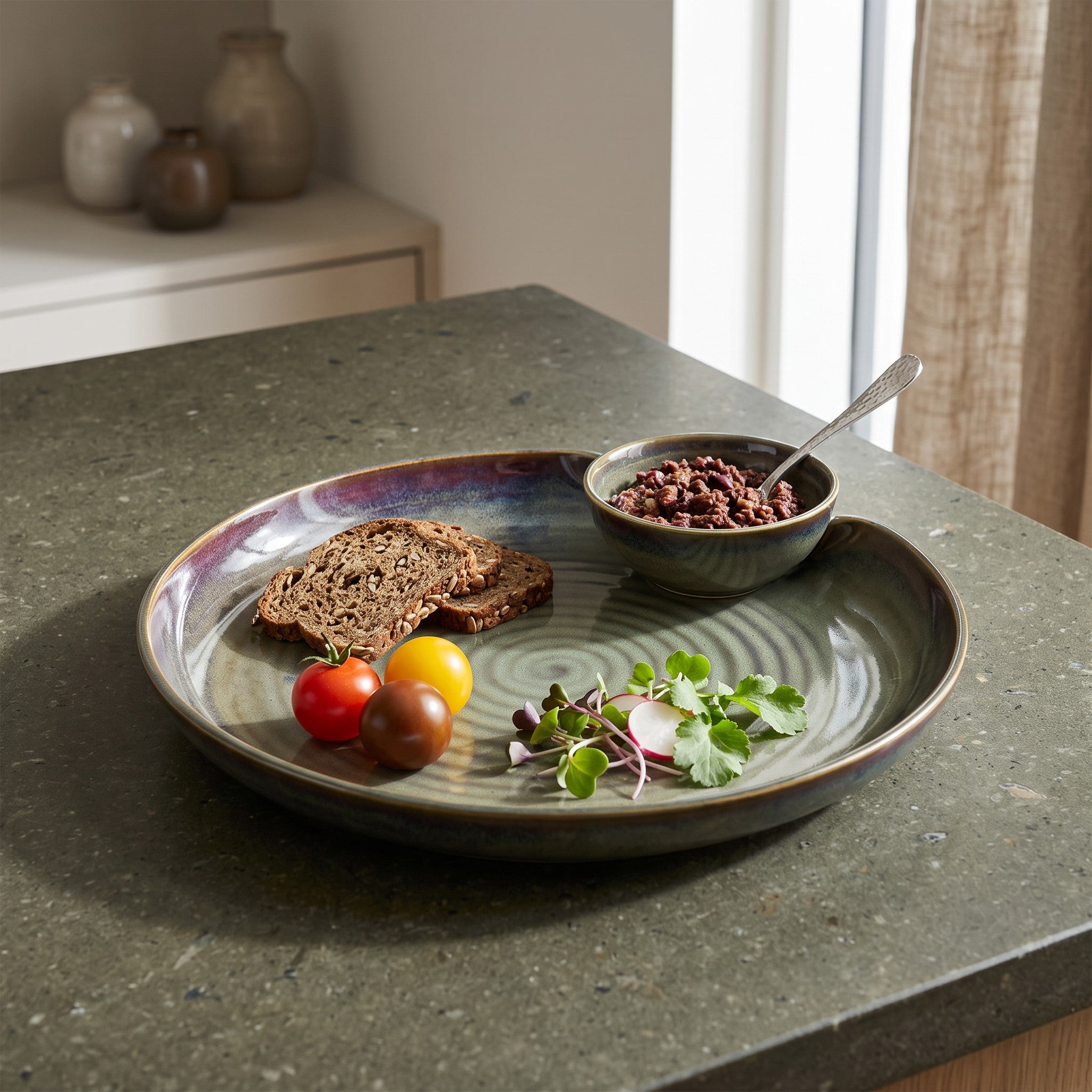 Verdant Chip and Dip Platter
