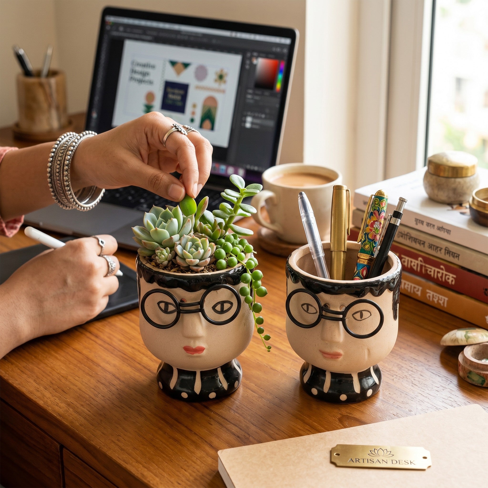 Nerdy Misfit Planters (Set of 2)