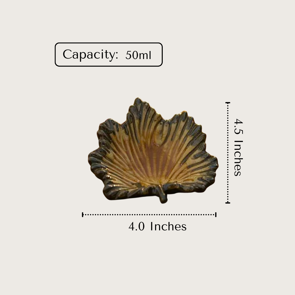 Autumn Maple Leaf Mini Holder (Set of 2)