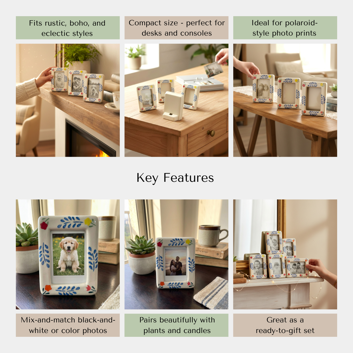 Polaroid Time Capsule Frames (Set of 4)