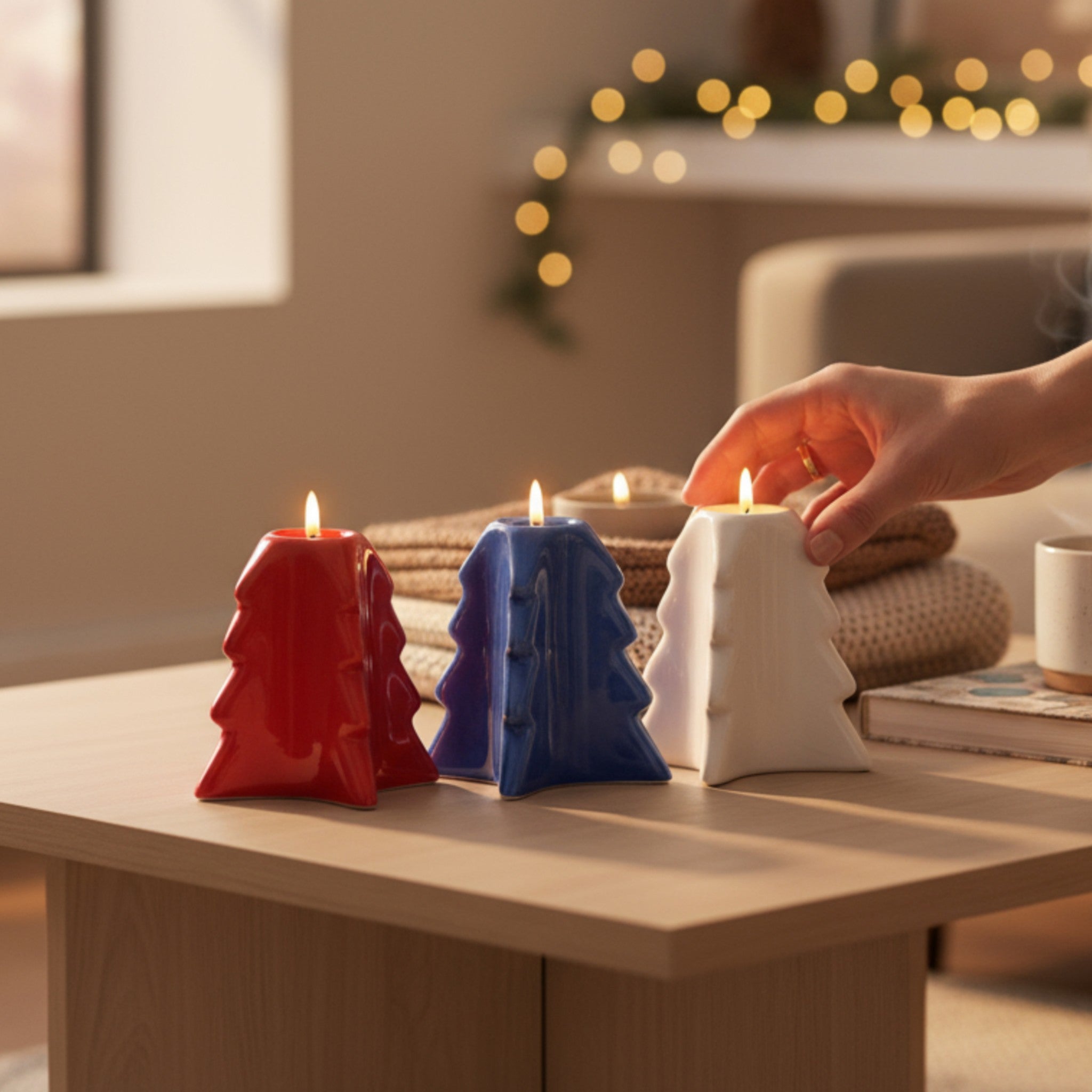 Winter Forest Candle Holder (Set of 3)