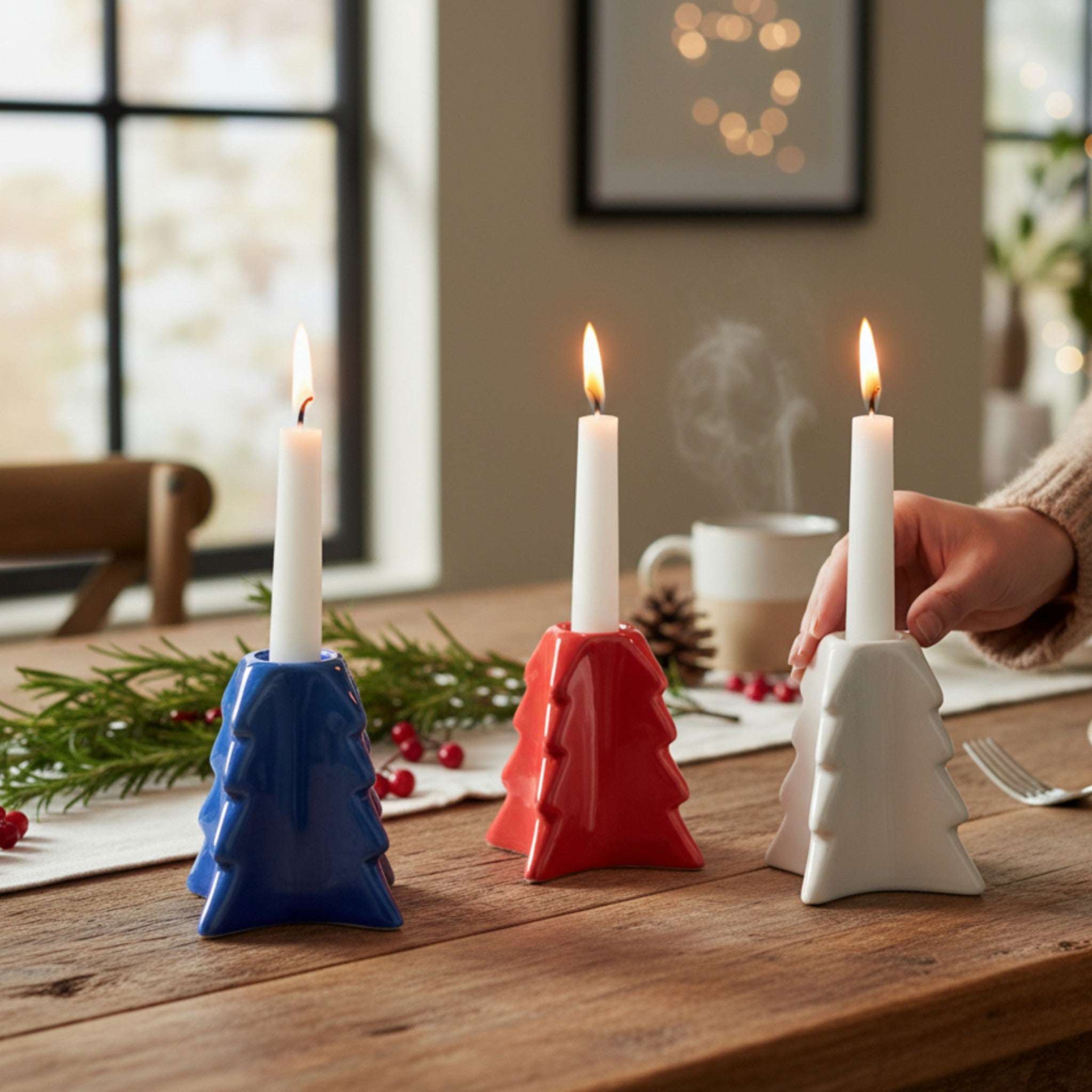 Winter Forest Candle Holder (Set of 3)