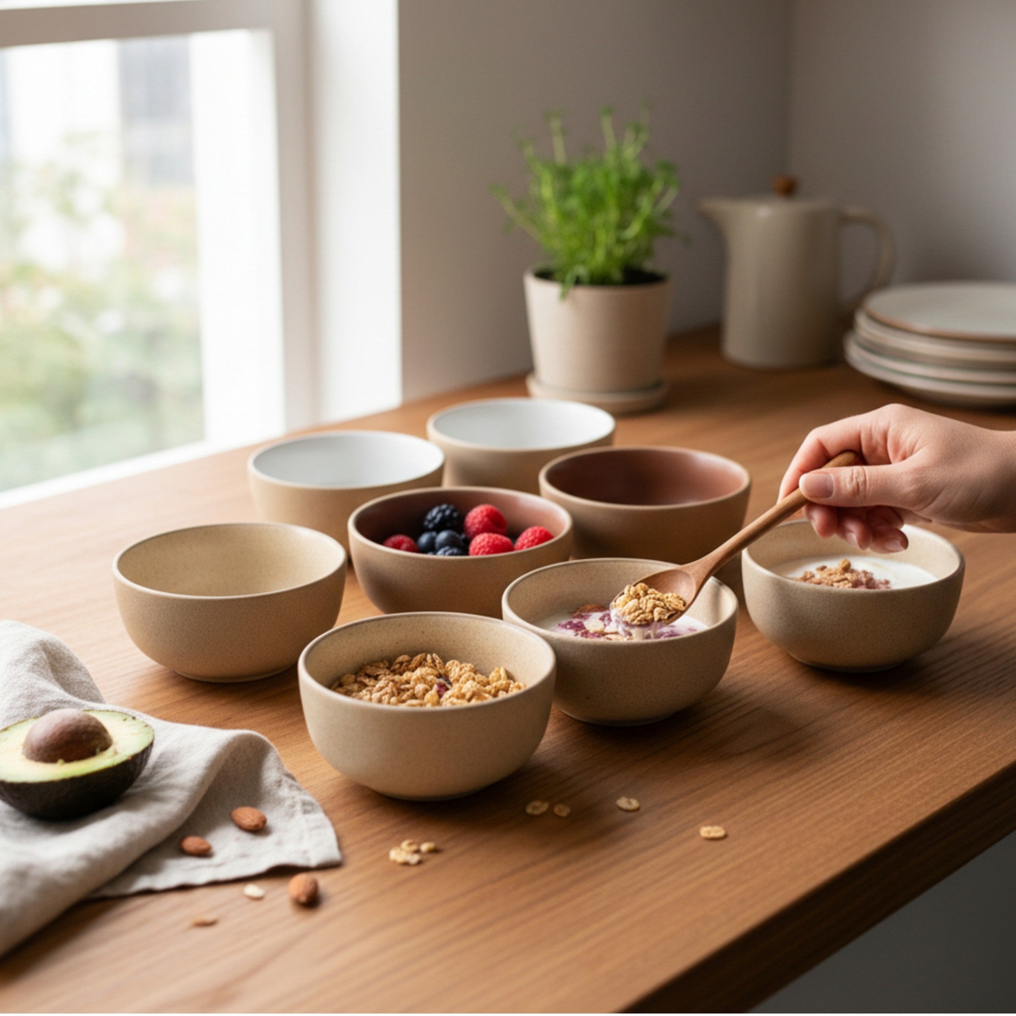 Clay Horizon Small Bowls (Set of 6)