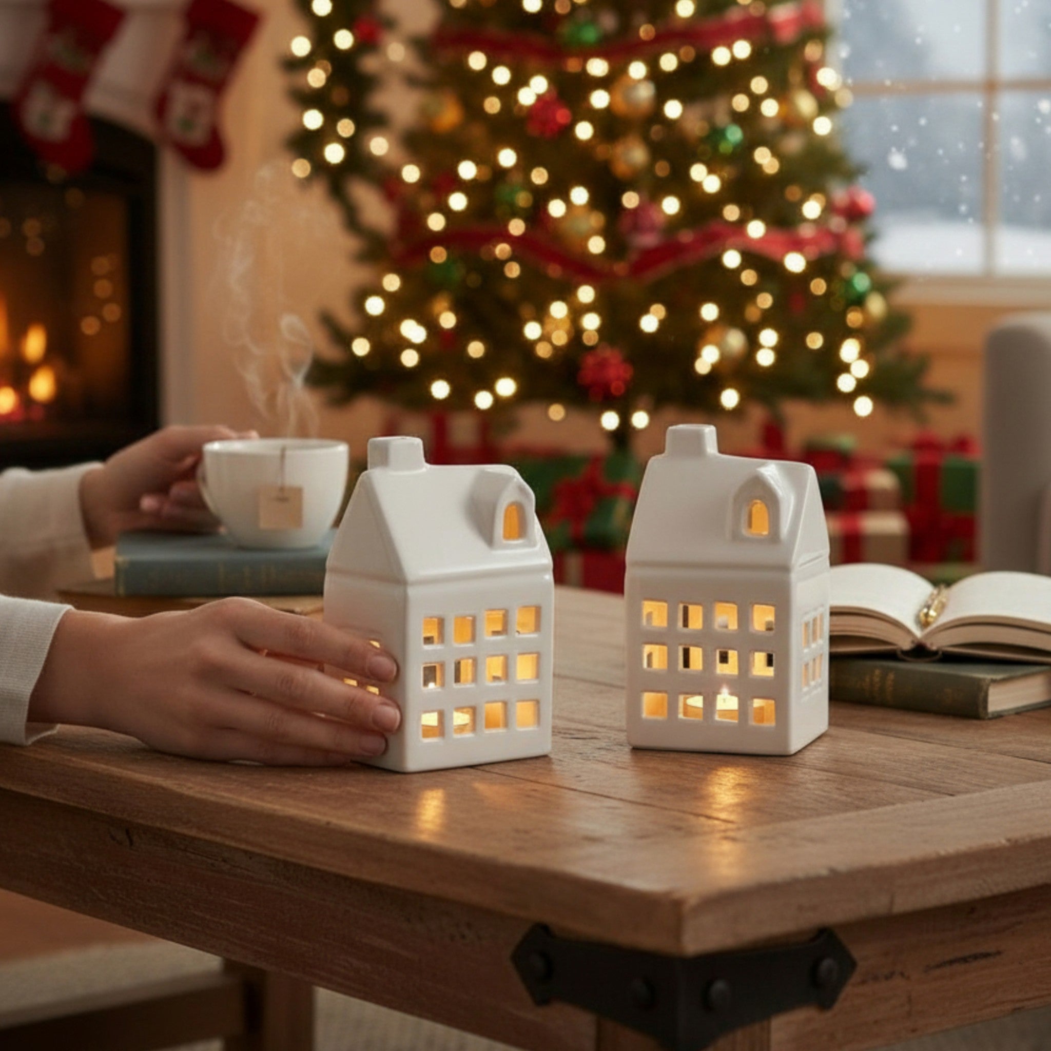 Cottage Candle House (Set of 2)