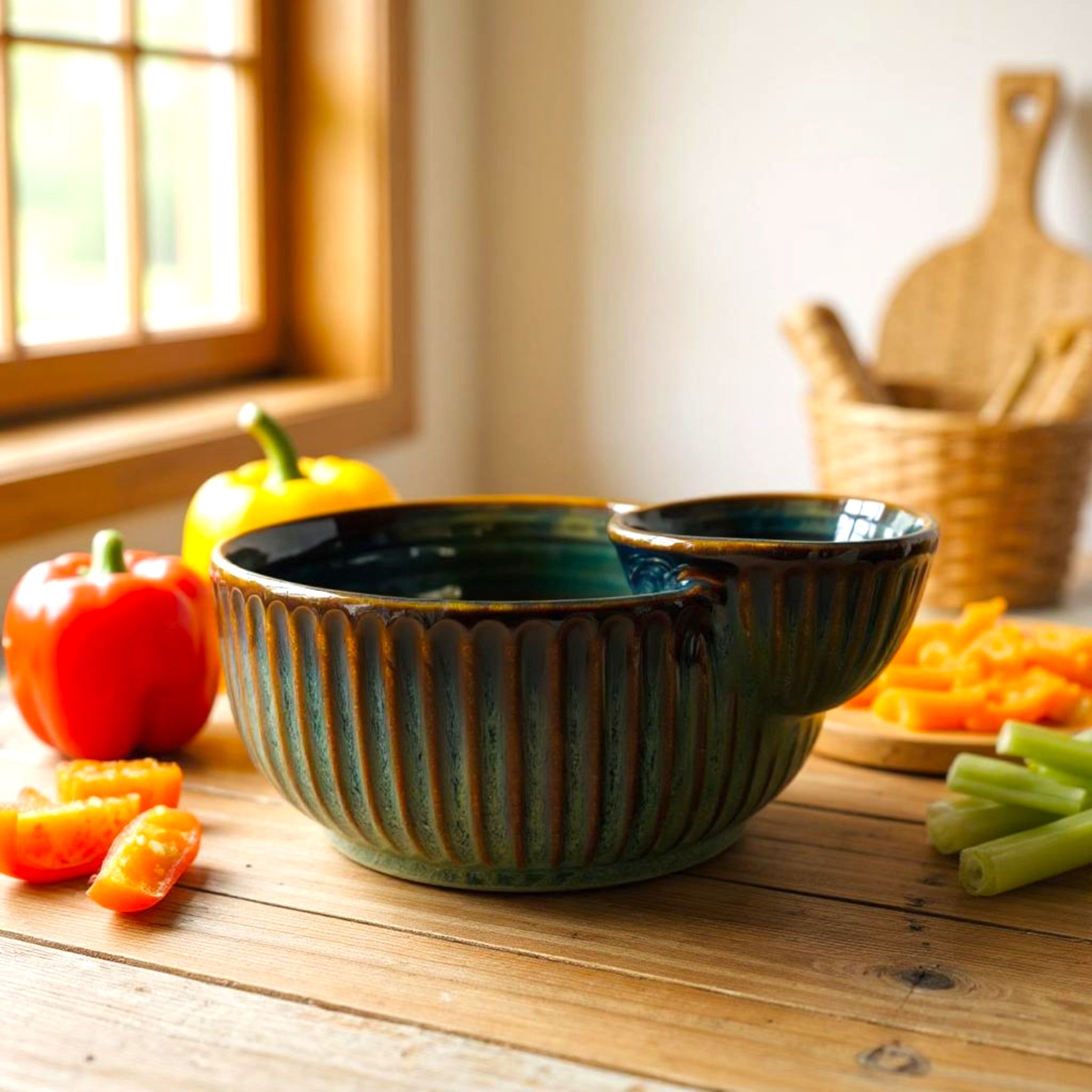 Forest Fresh Chip and Dip Bowl