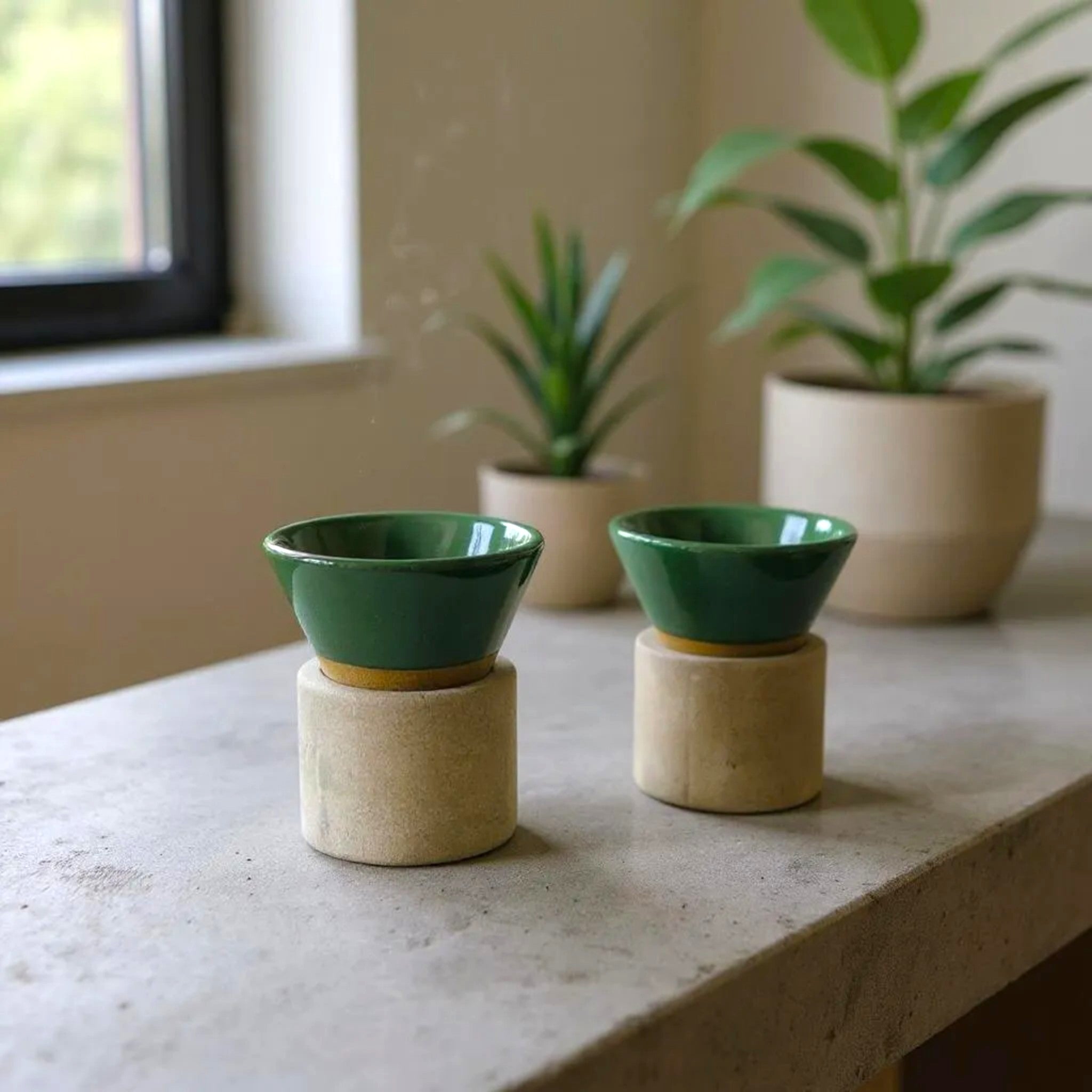 Pine Conical Espresso Set (Set of 2)