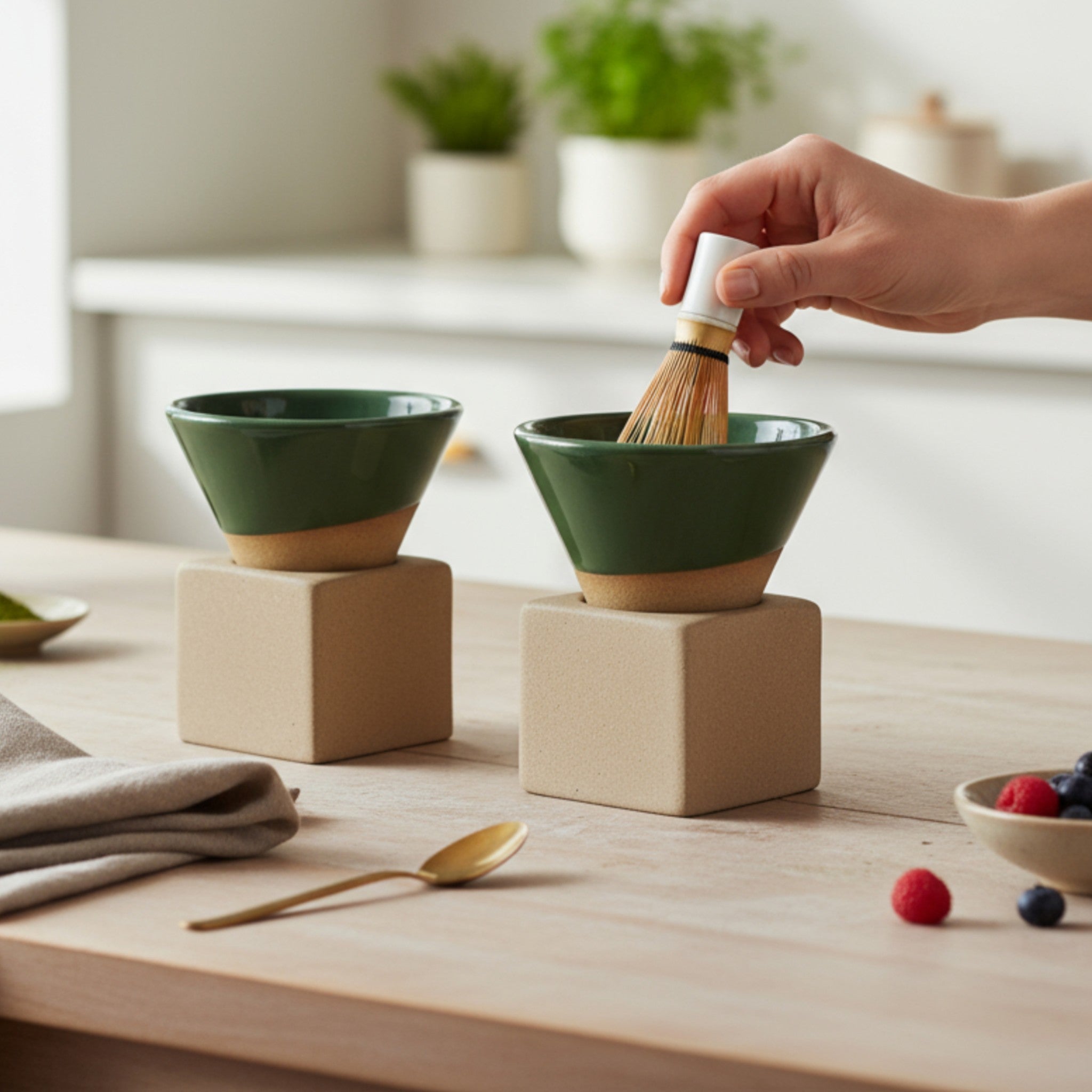 Pine Conical Espresso Set (Set of 2)