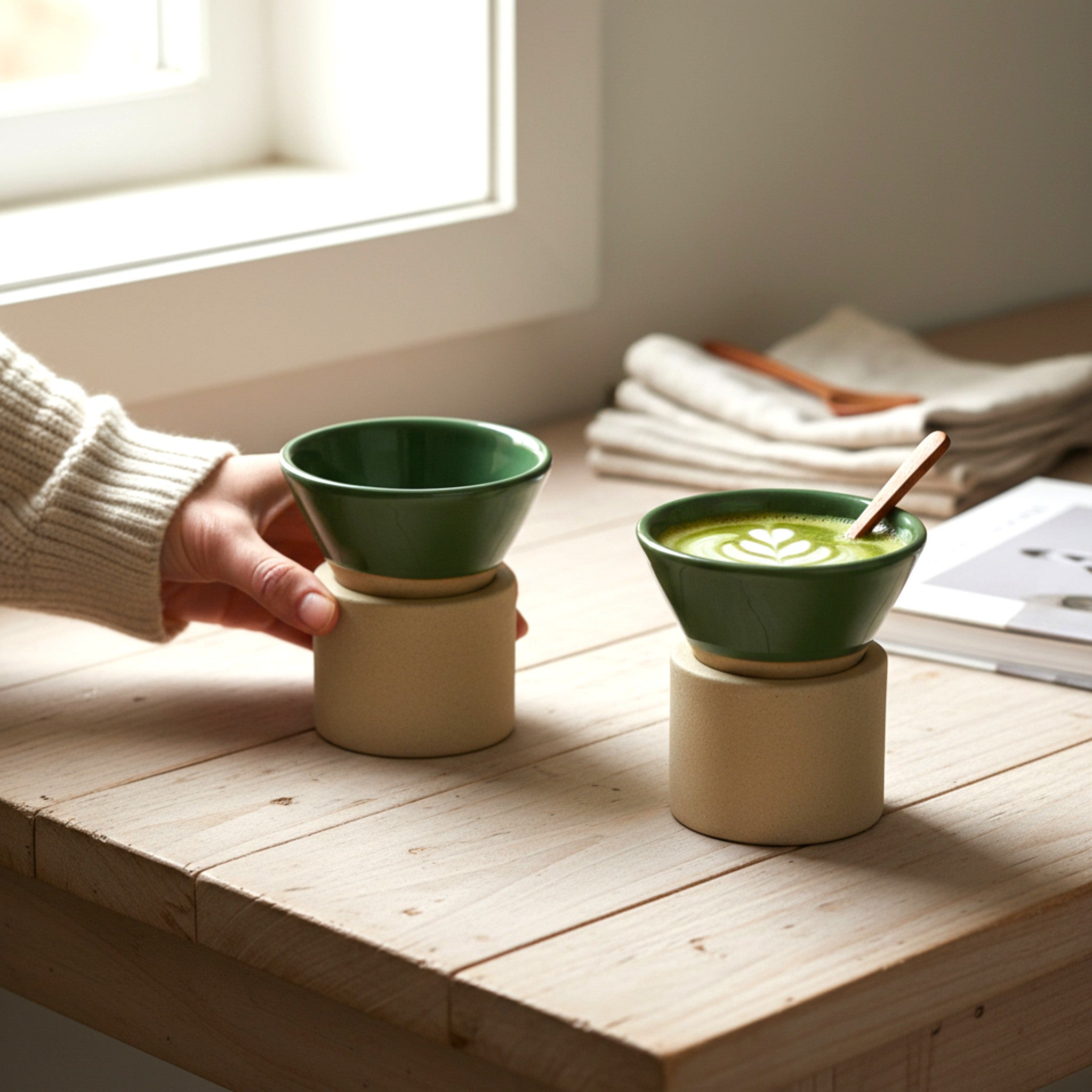 Pine Conical Espresso Set (Set of 2)