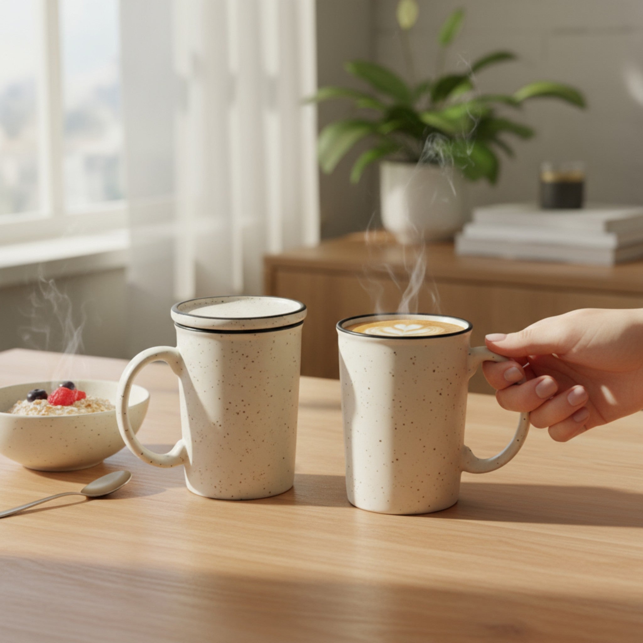 Monochrome Harmony Cozy Sip Set (Set of 2)