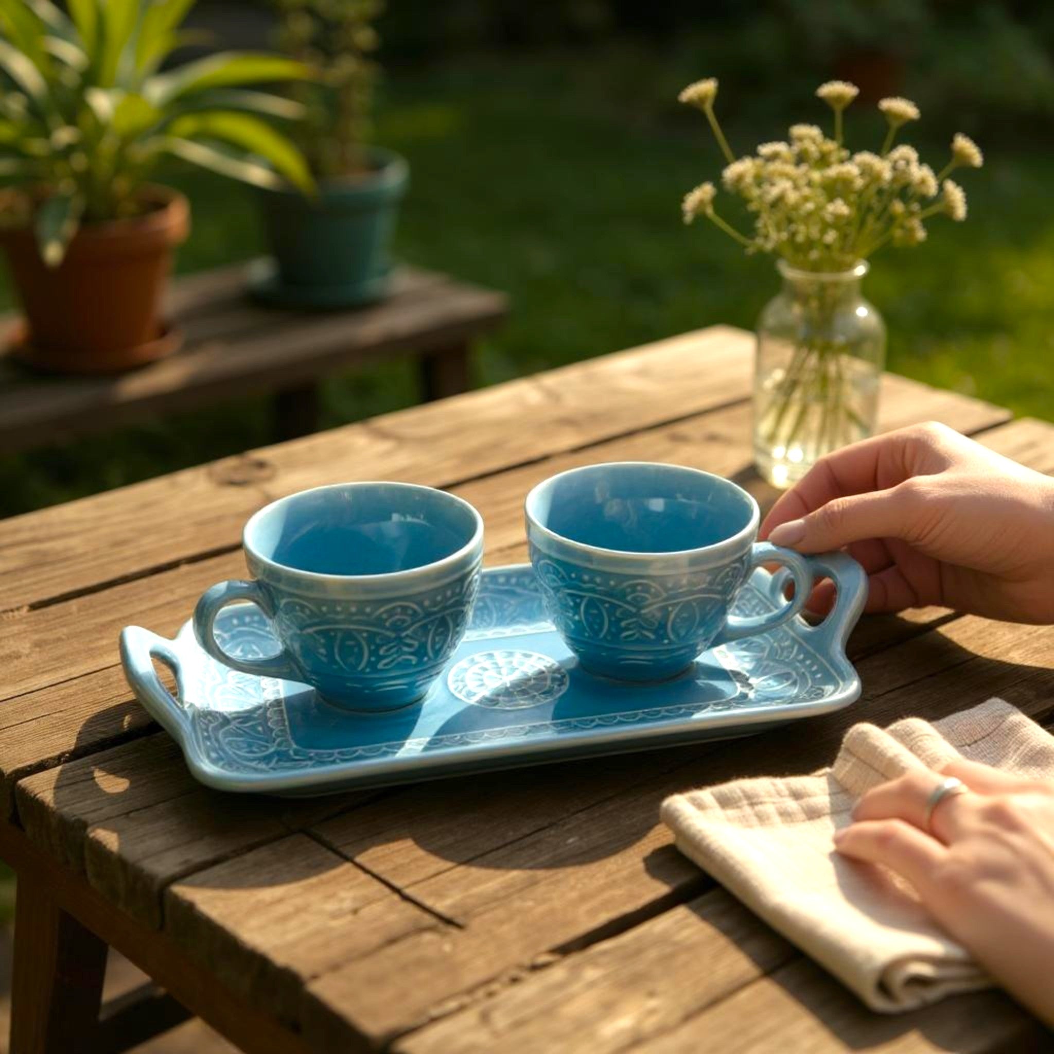 Nordic Chill Mug & Tray Set