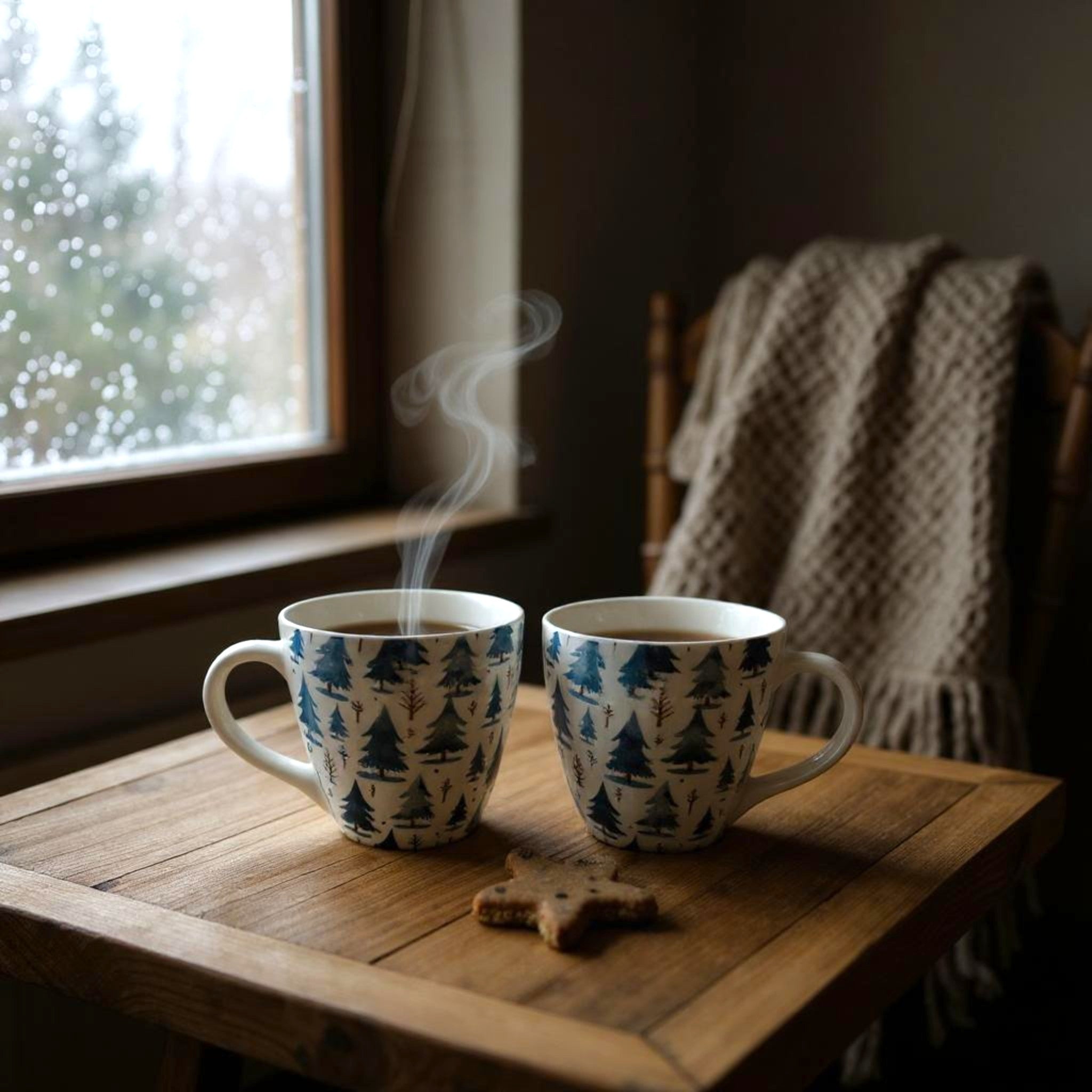 Frosted Pines Coffee Mug (Set of 2)