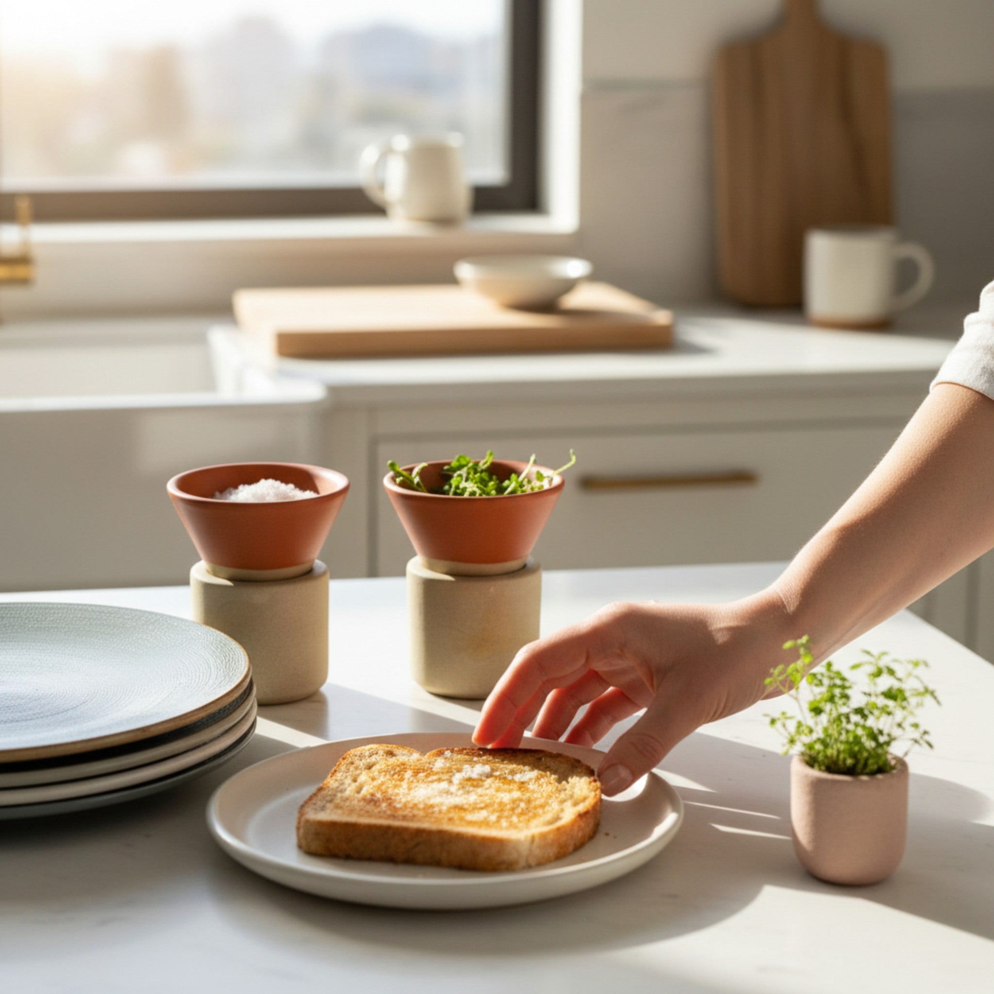 Terracotta Conical Espresso Set (Set of 2)