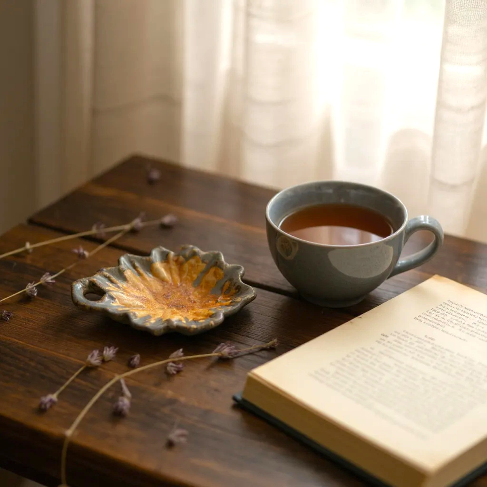 Broad Leaf Trinket Dish (Set of 2)