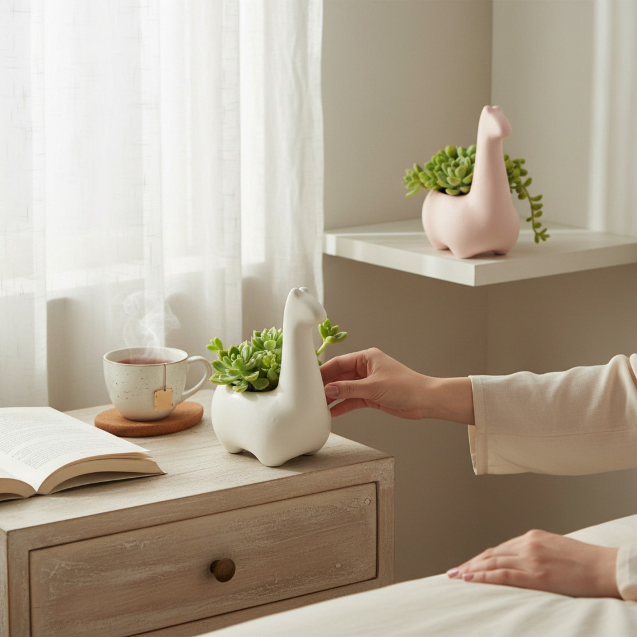 Dino Cuddle Planters (Set of 2)