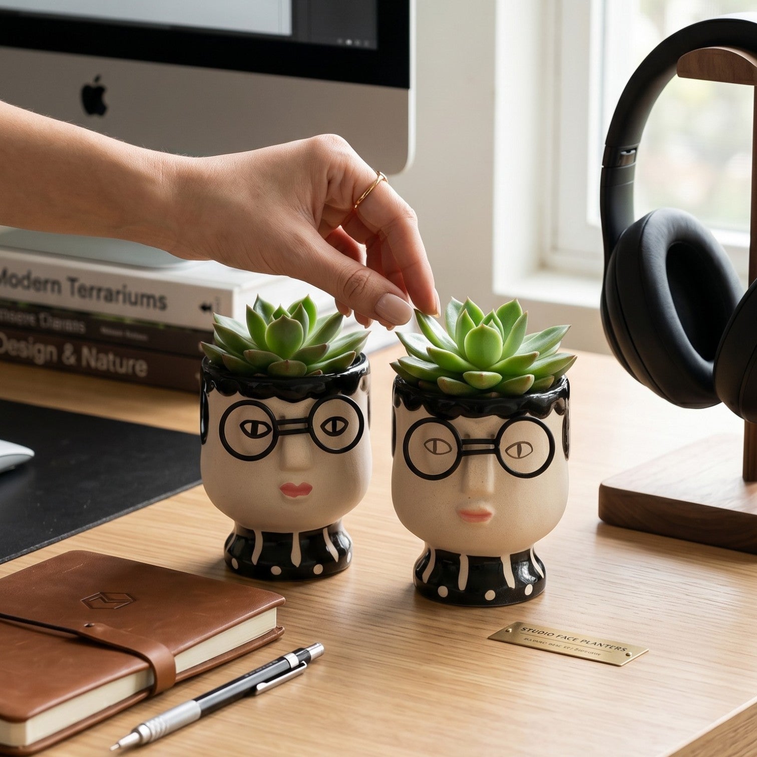 Nerdy Misfit Planters (Set of 2)
