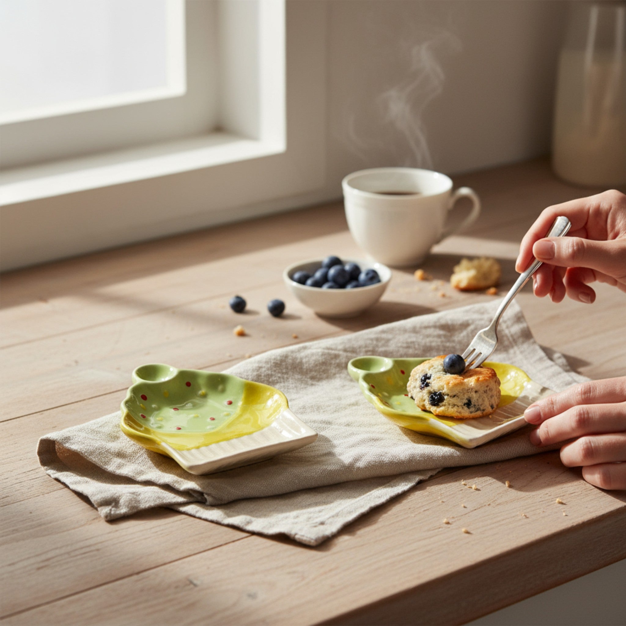 Cupcake Snack Plate (Set of 4)