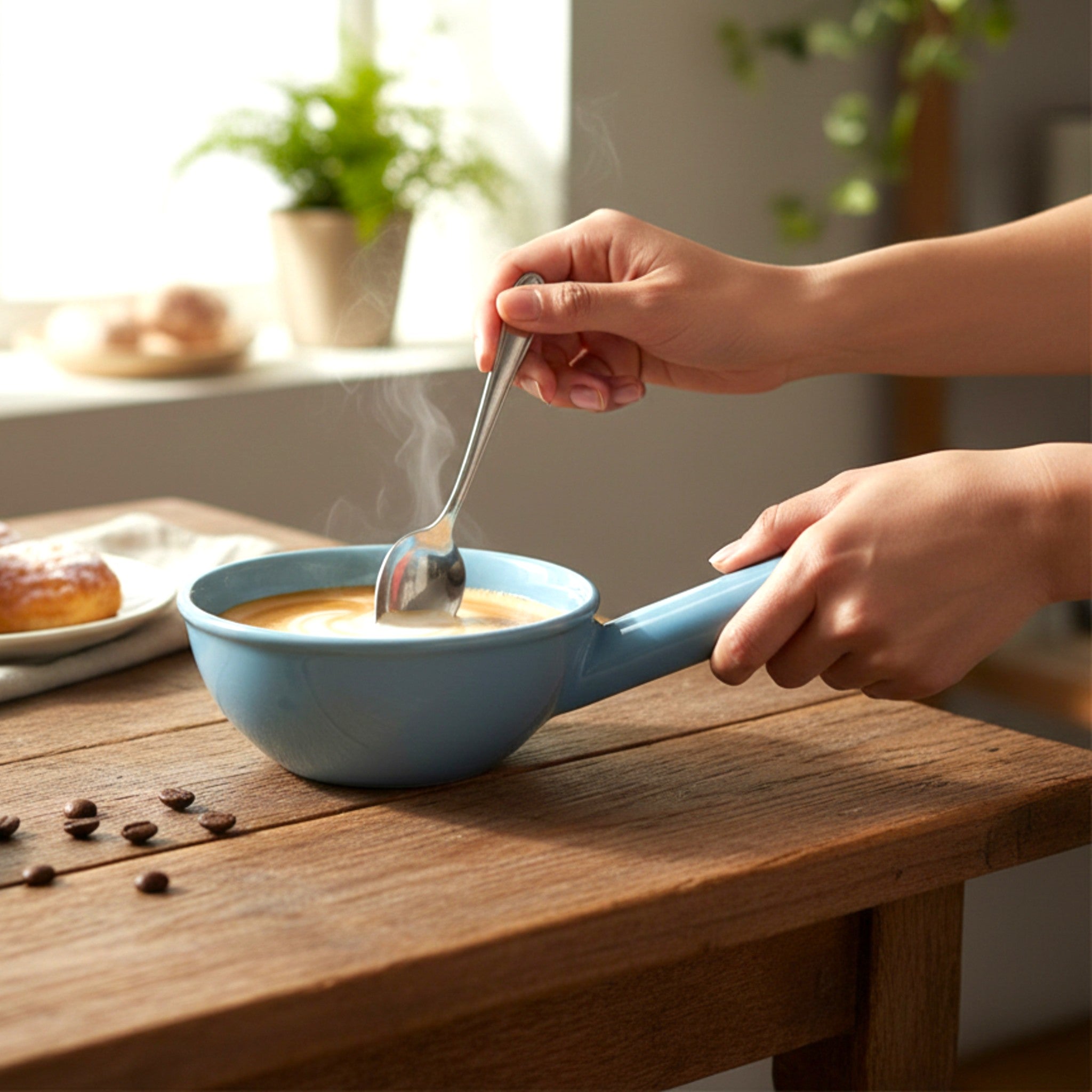 Sky Mist Fondue Bowl