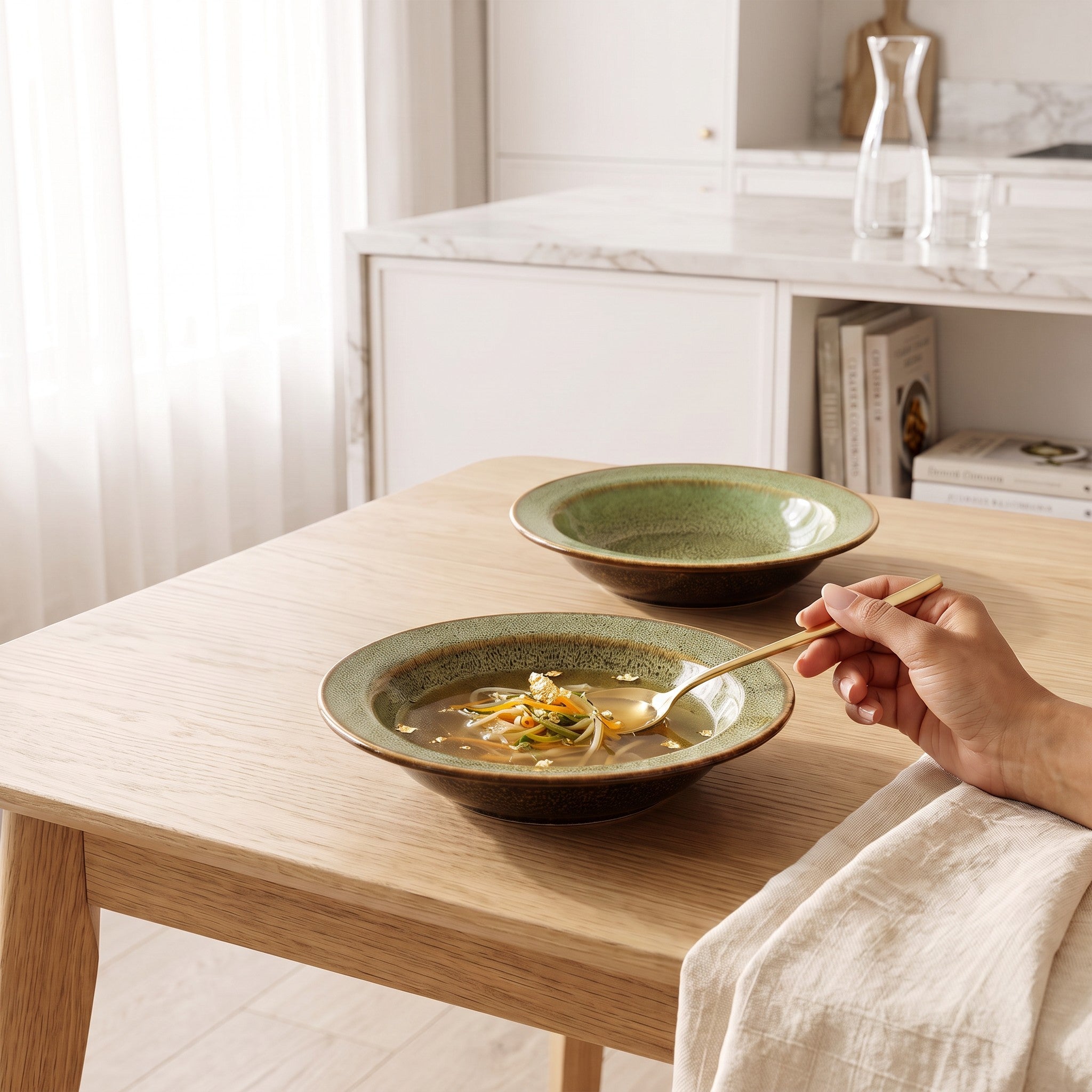 Forest Noodle Plate (Set of 2)