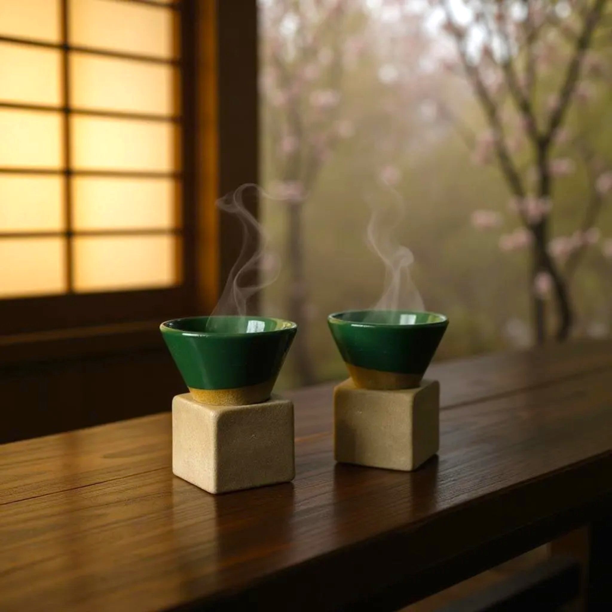 Pine Conical Espresso Set (Set of 2)