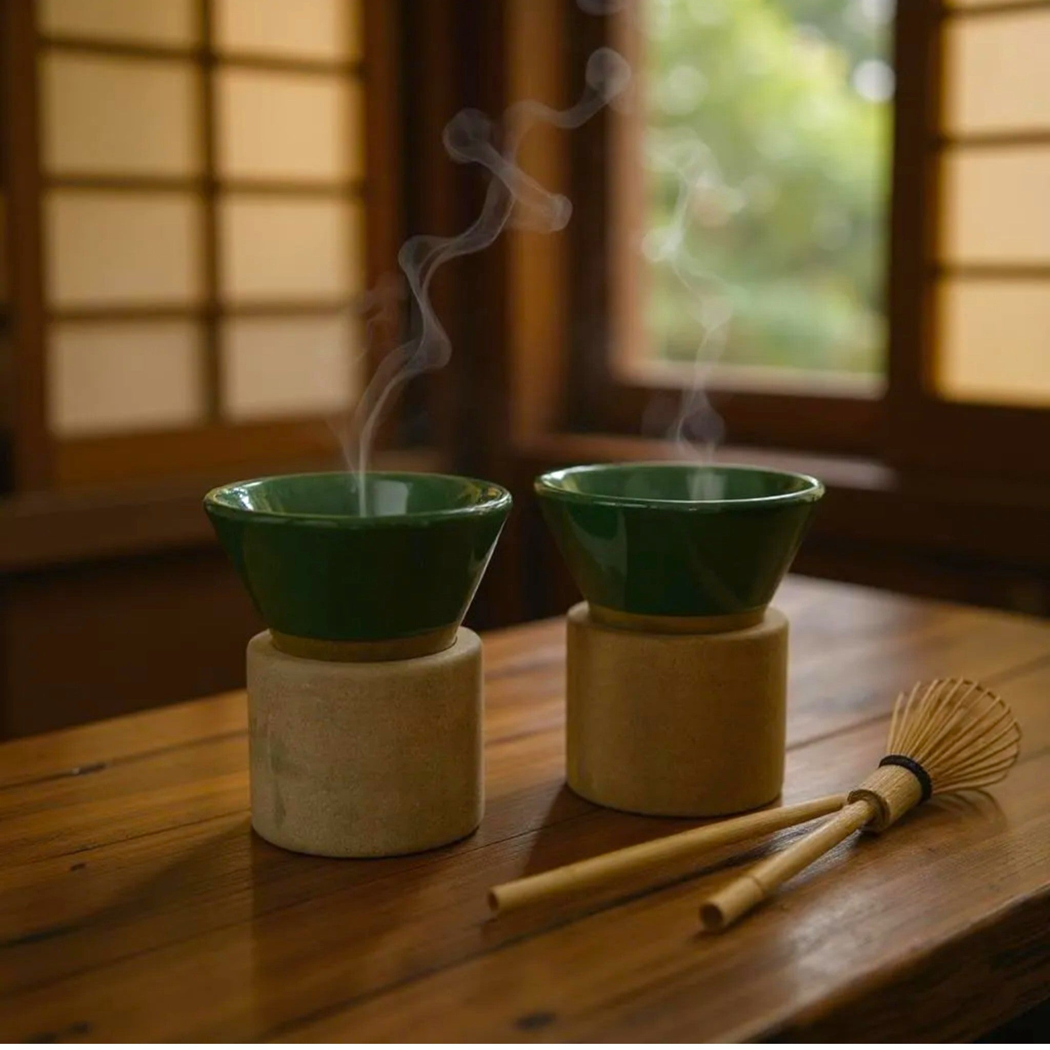 Pine Conical Espresso Set (Set of 2)