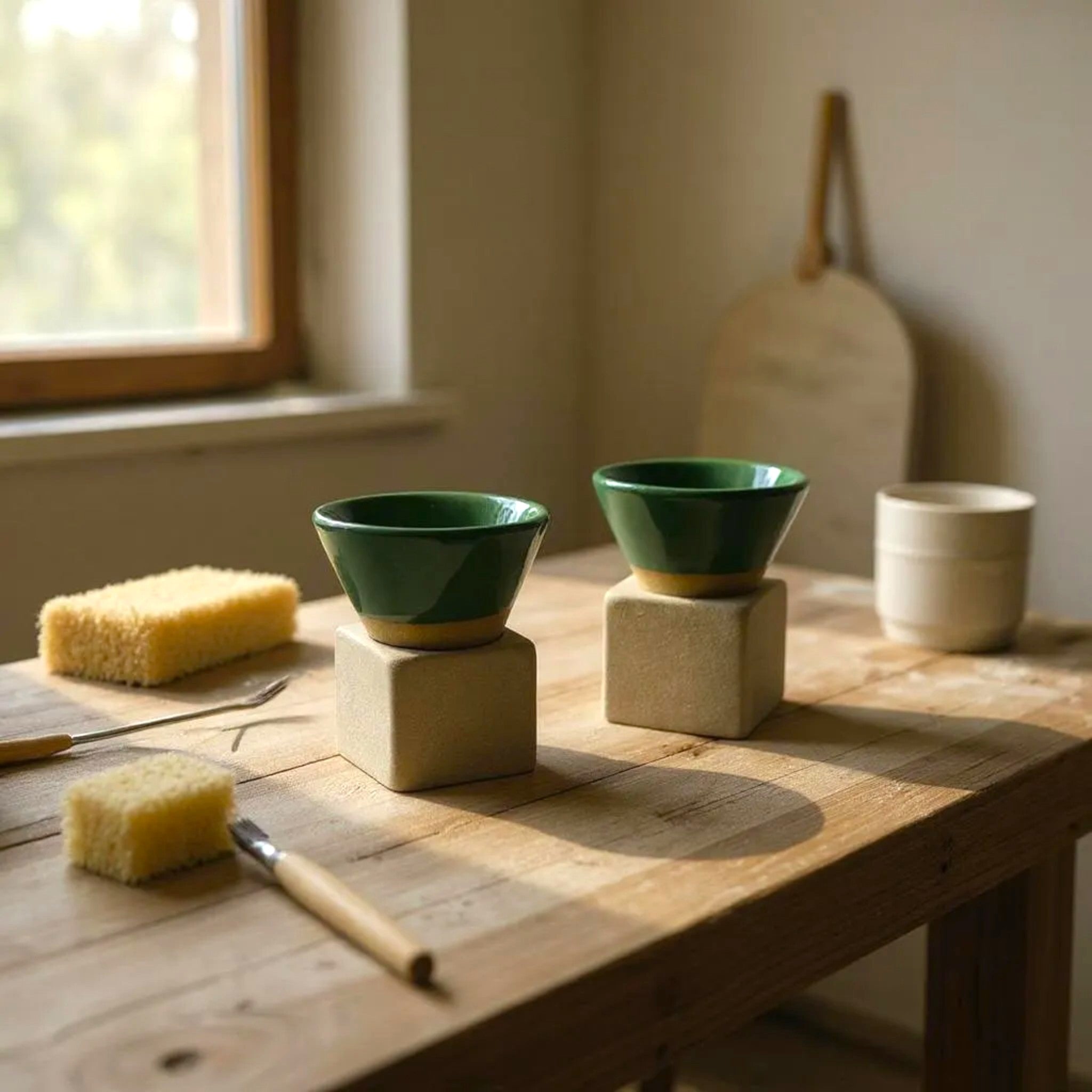 Pine Conical Espresso Set (Set of 2)