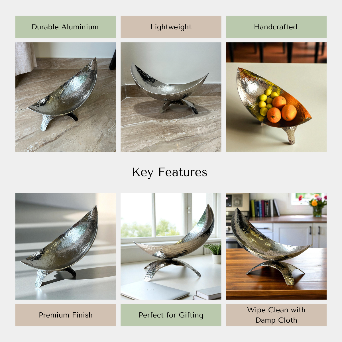 Crescent Harmony Fruit Bowl (Large)