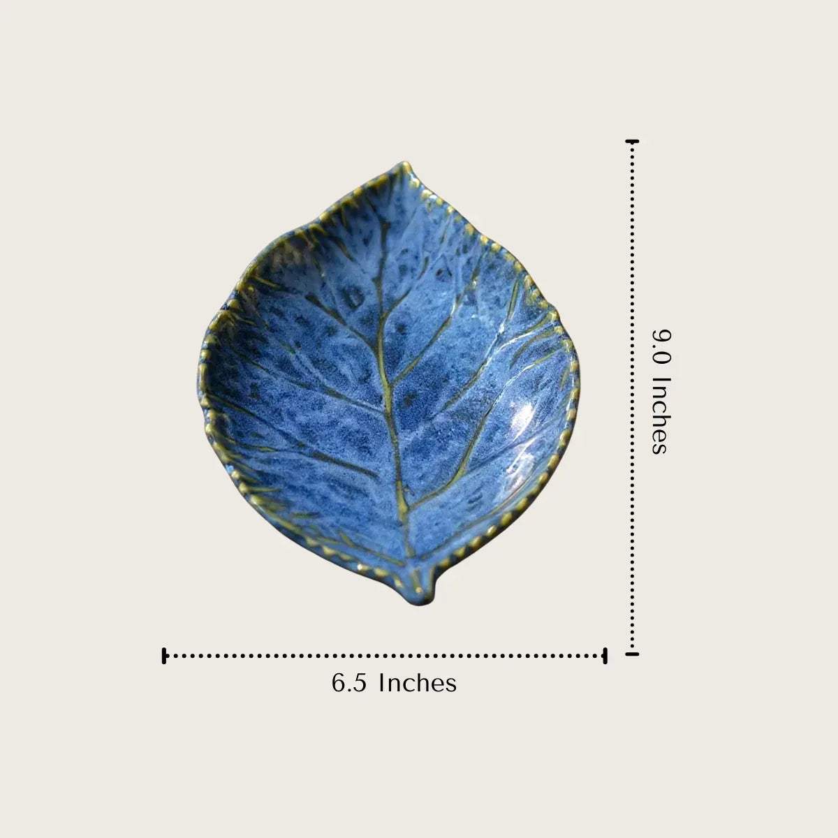 Leaf of Serenity size; long, slender silhouette designed for elegant tabletop presentation.