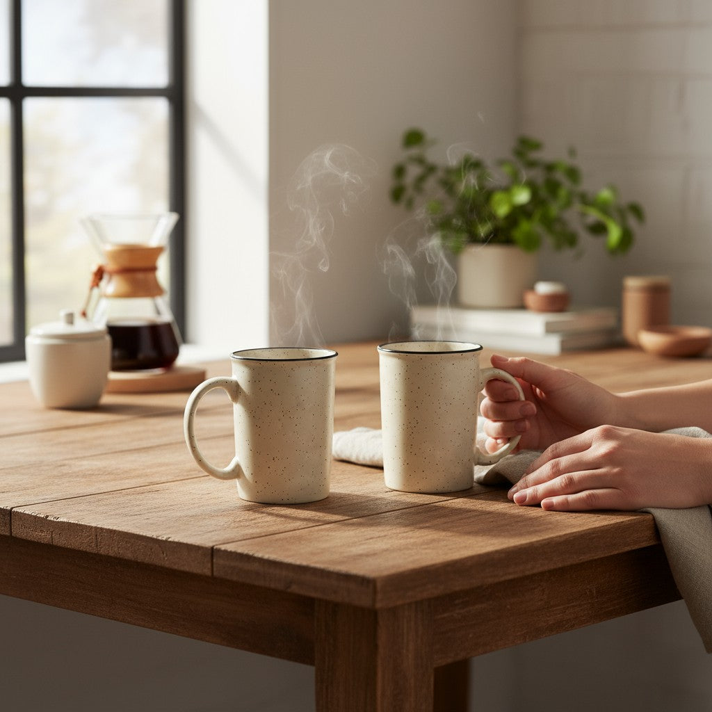 Monochrome Harmony Cozy Sip Set (Set of 2)