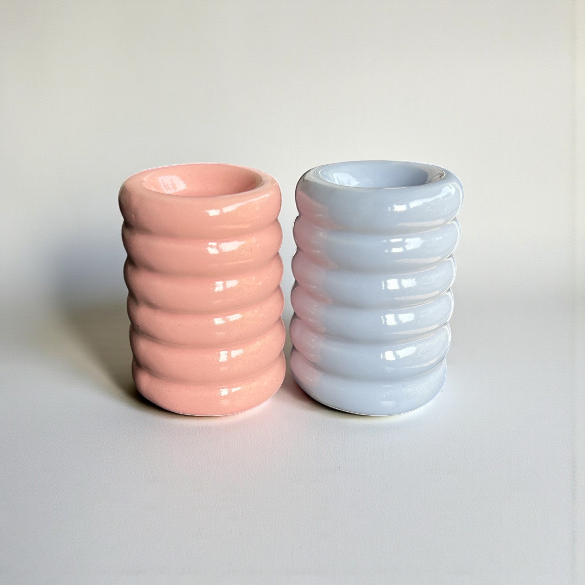 Marshmallow Candlesticks (Set of 2)