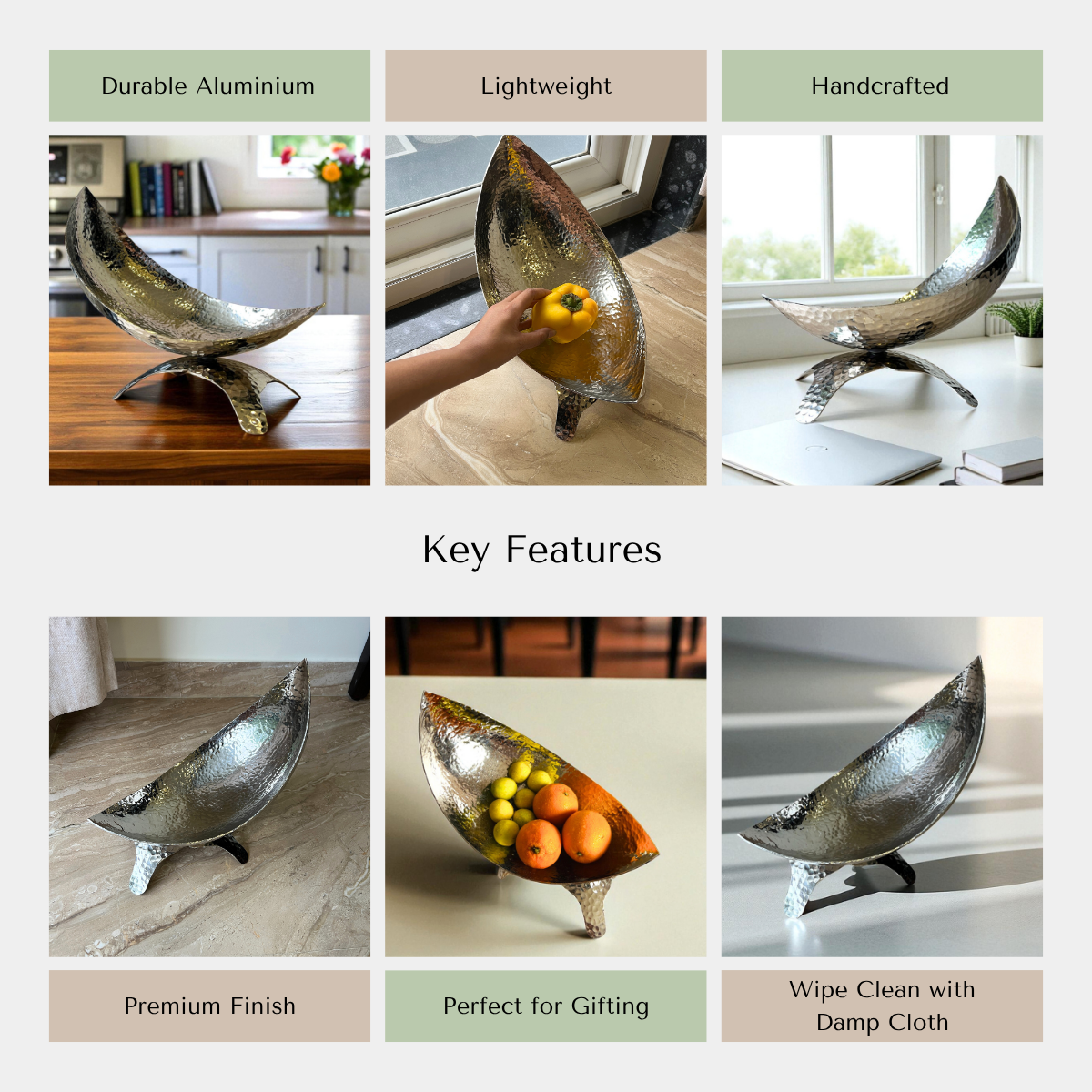 Crescent Harmony Fruit Bowl (Medium)