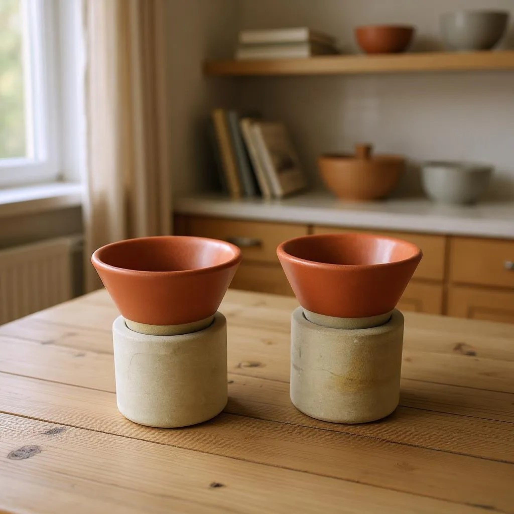 Terracotta Conical Espresso Set (Set of 2)