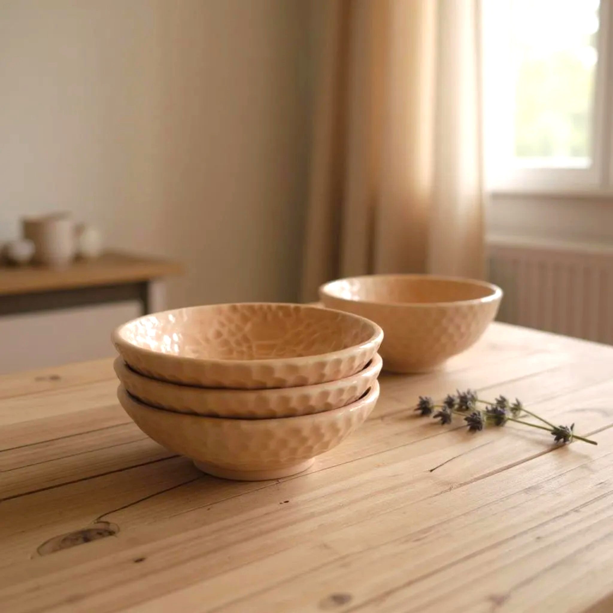 Sky Mist Monkey Dish (Set of 2)