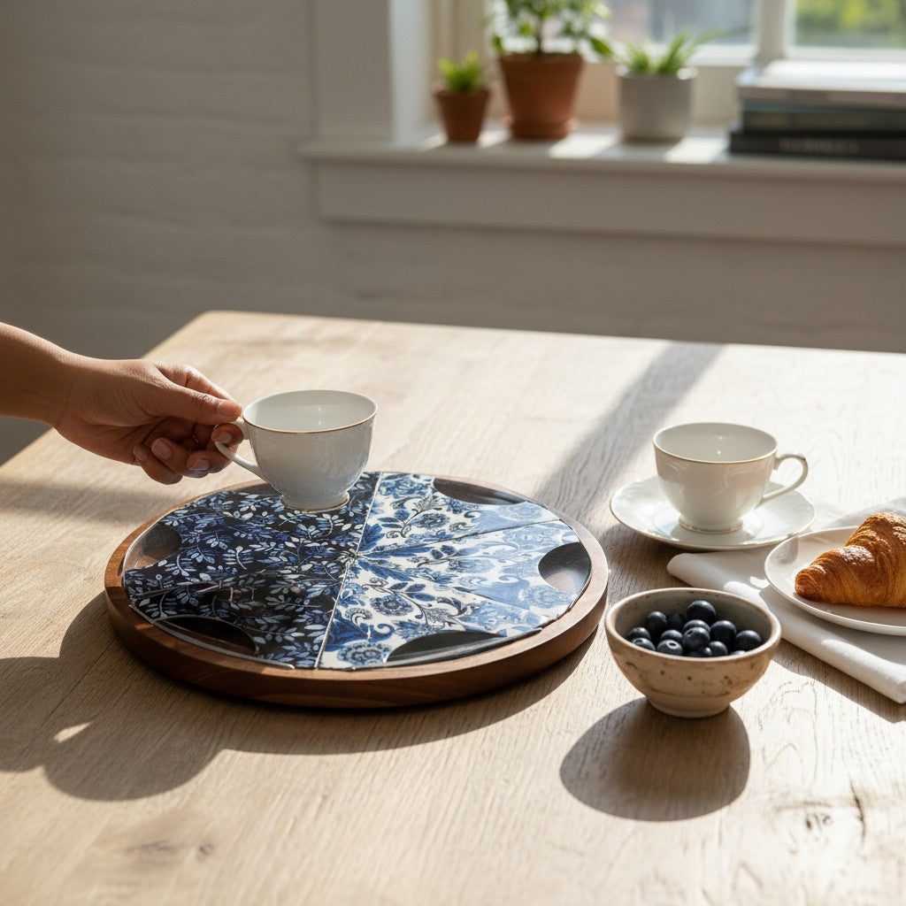 Indigo Petal - Pizza Slice Platter