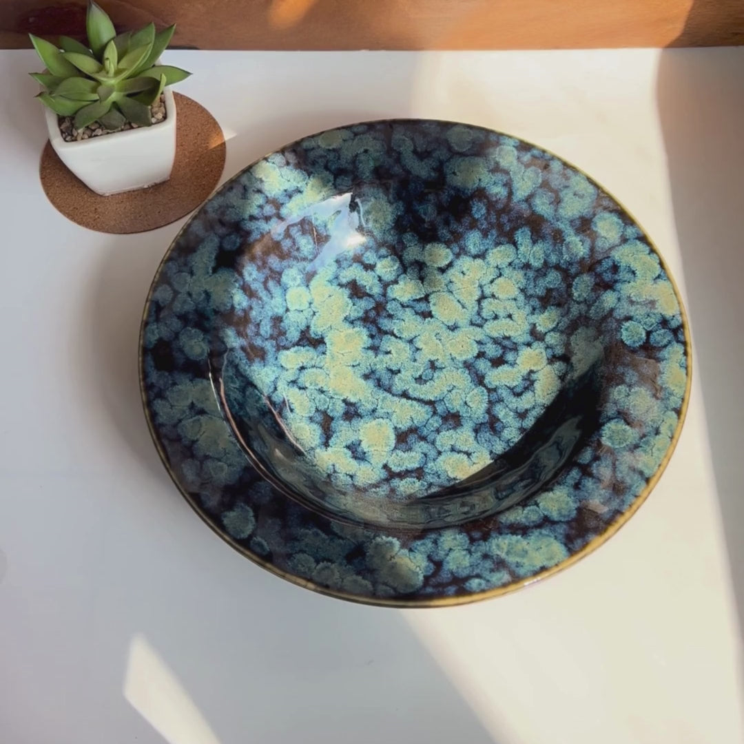 Azure Wave Pasta Plate (Set of 2)